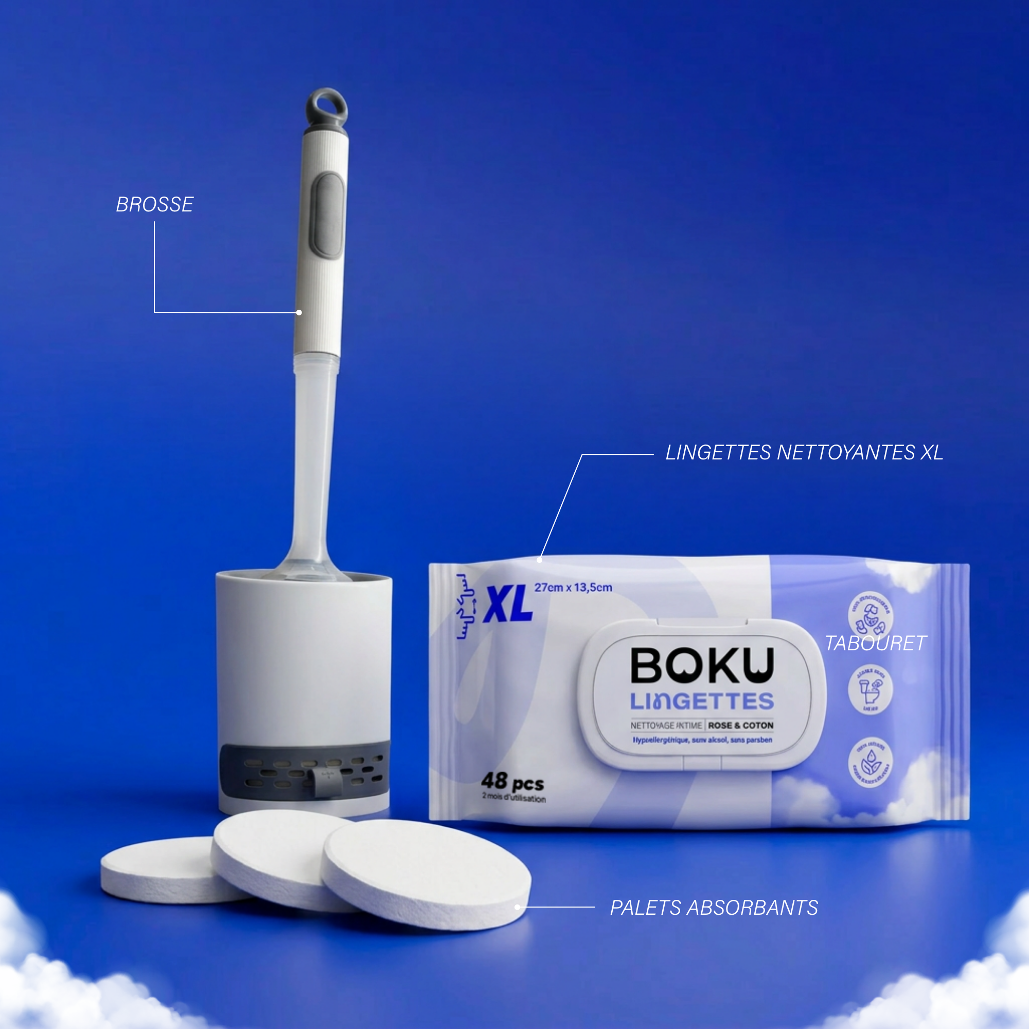 brosse-de-toilette-boku-pack-100-clean-brosse-wc-lingettes image 1