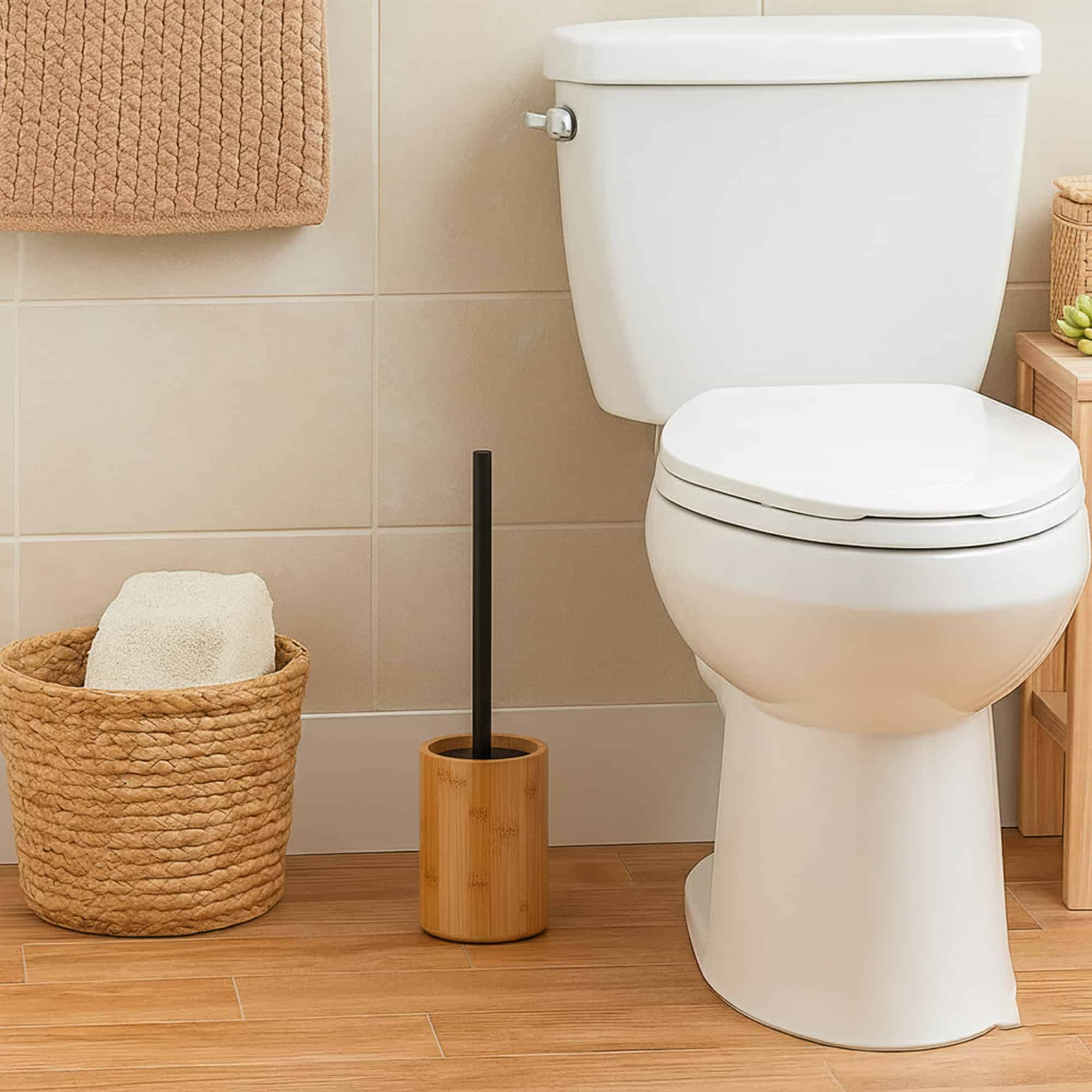 evideco-brosse-wc-bambou-support-manche-noir image 2