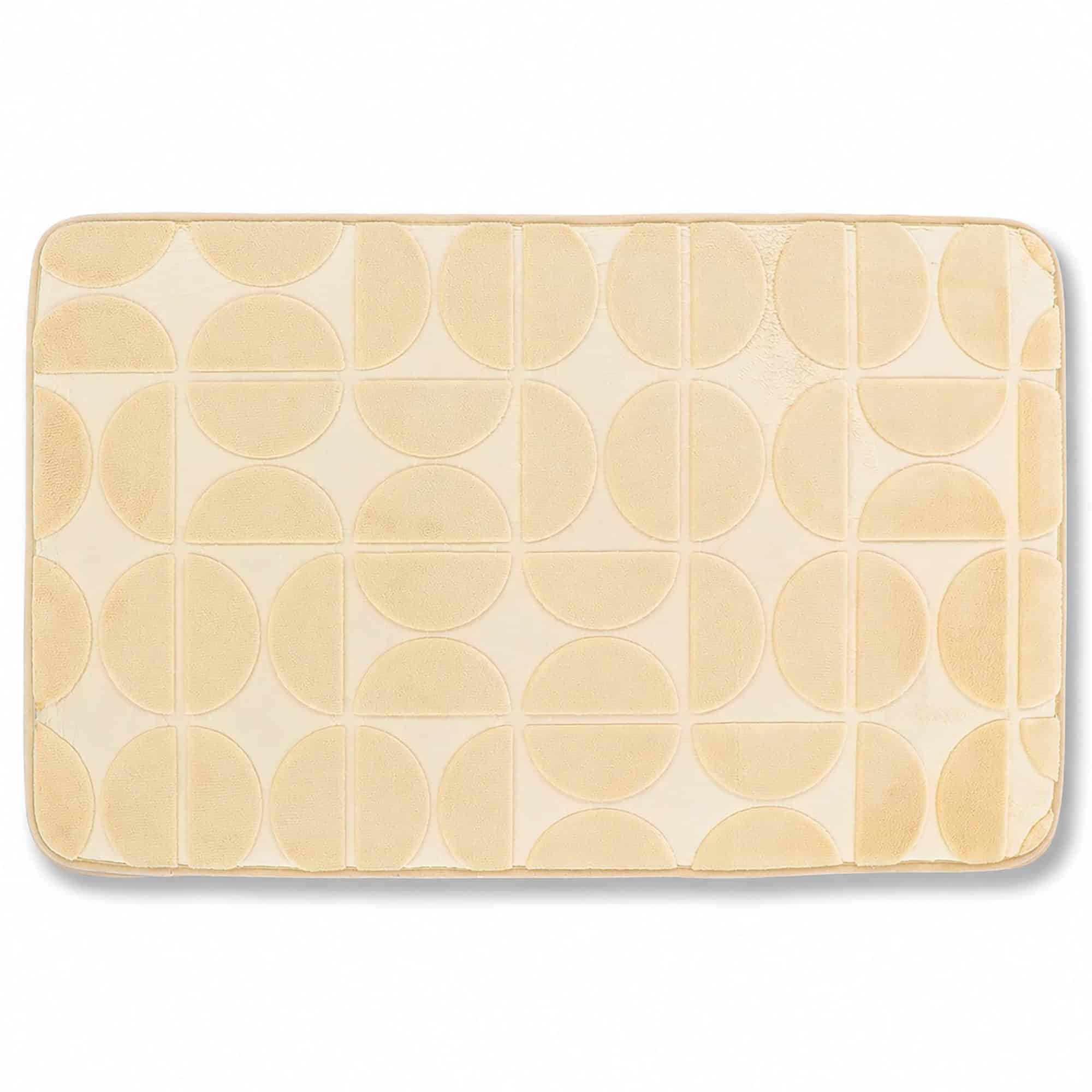 evideco-demi-lune-tapis-de-bain-cr-me-50x80-mousse-m-moire image 8
