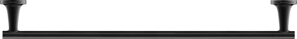 duravit-starck-t-porte-serviettes-mural-610-mm-noir-mat image 1