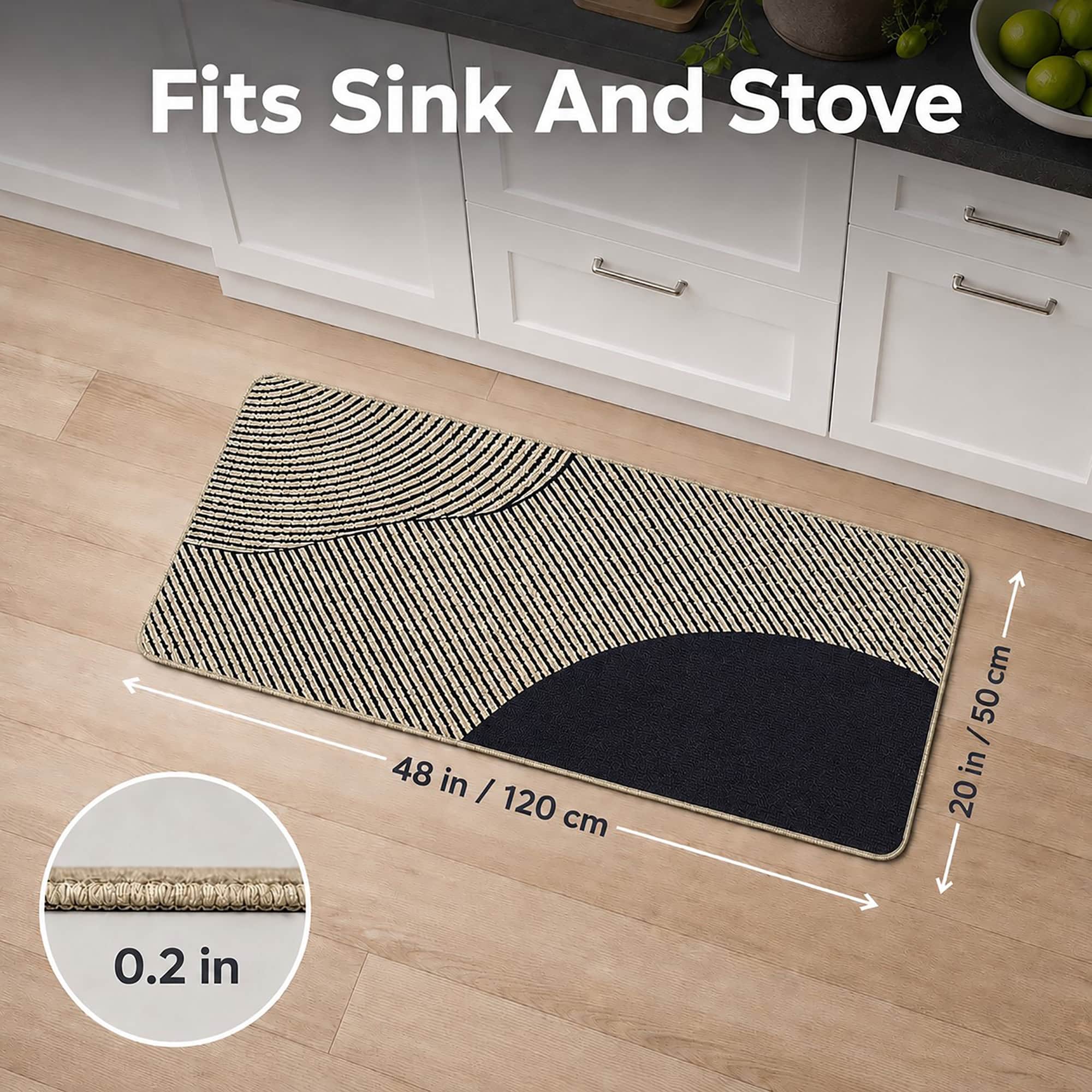 evideco-tapis-cuisine-beige-g-om-trique-51x122-cm-runner image 3