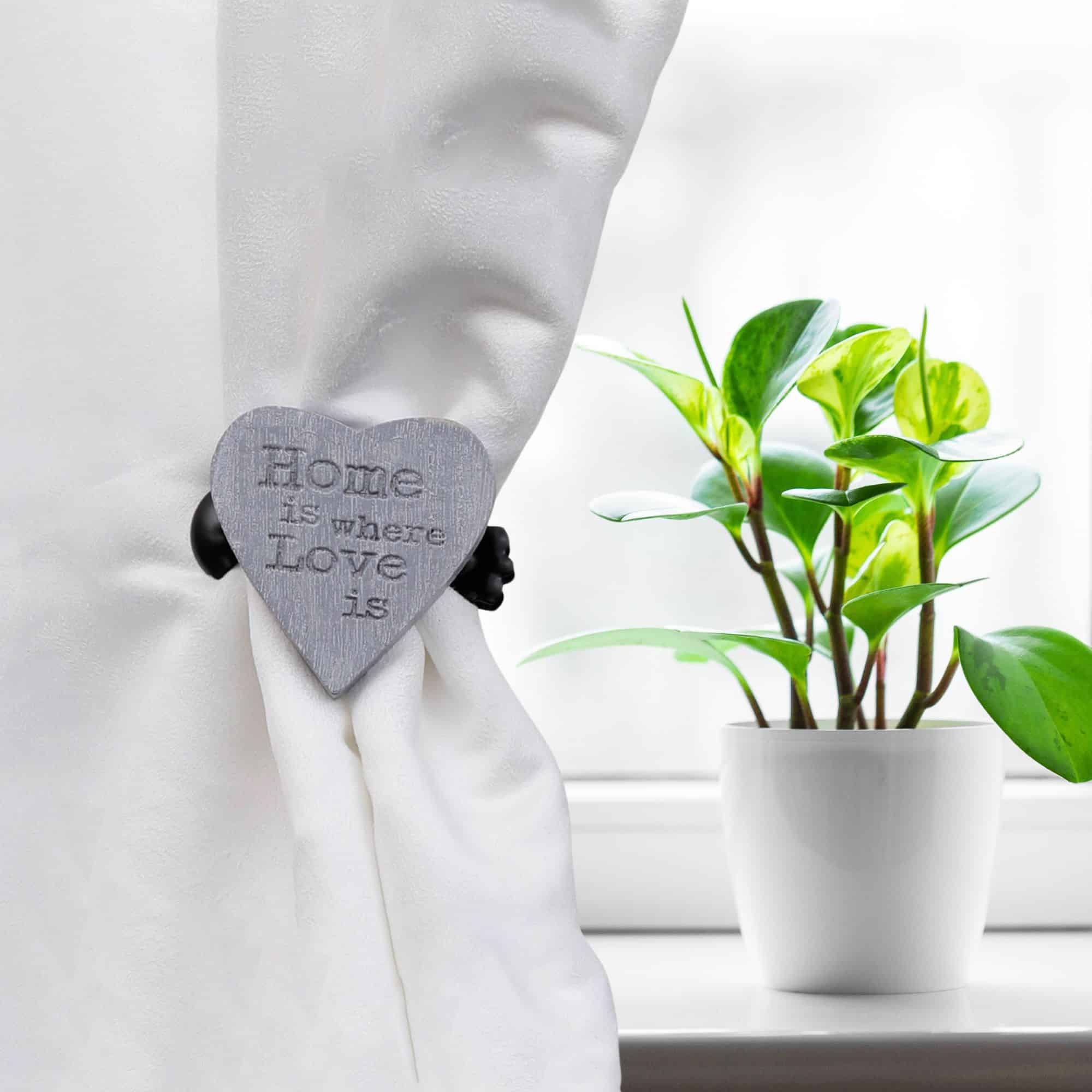 evideco-home-accessories-lot-2-pinces-rideau-coeur-bois-gris-blanc image 2