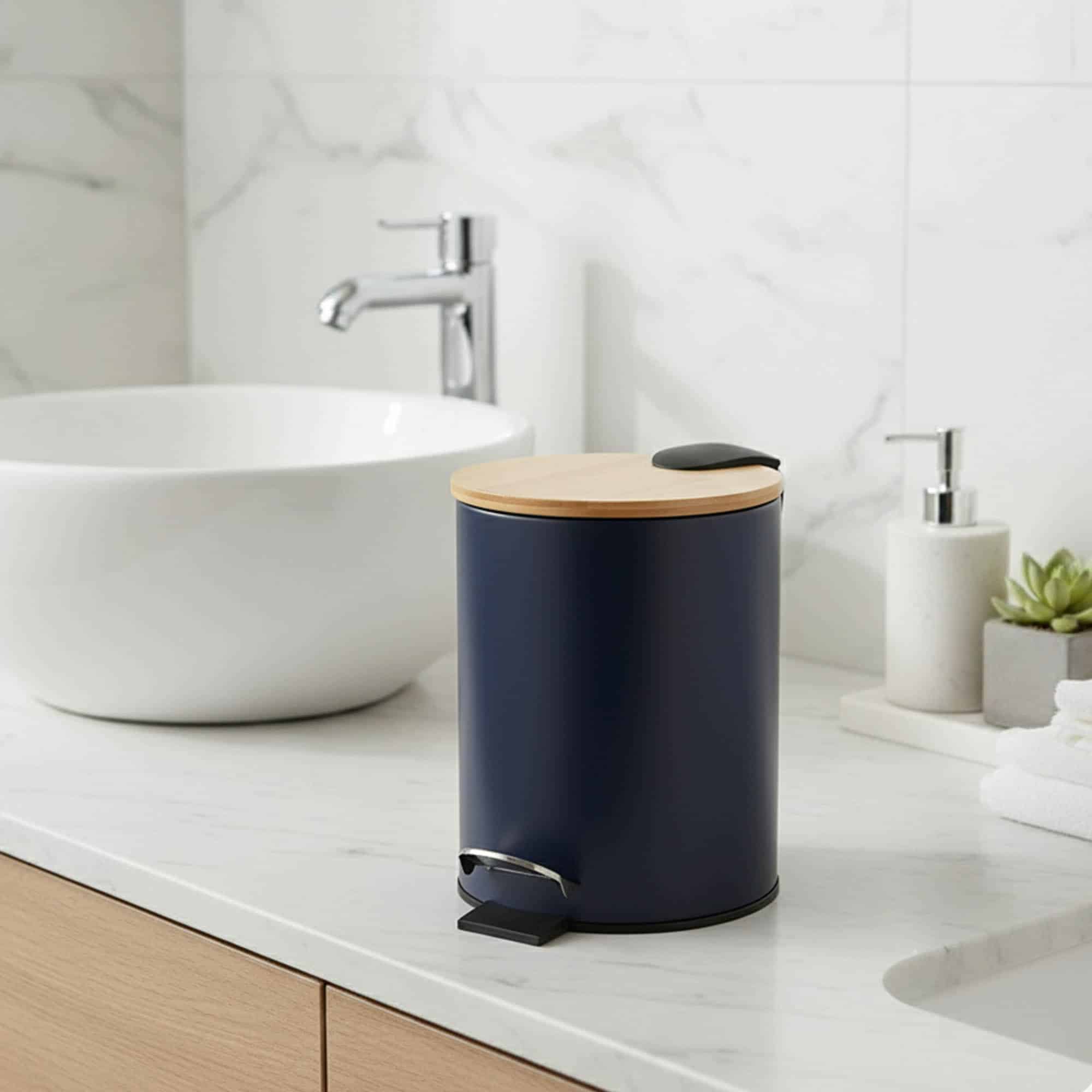 evideco-toilet-seats-poubelle-bleu-marine-bambou-p-dale-2-5-l image 2