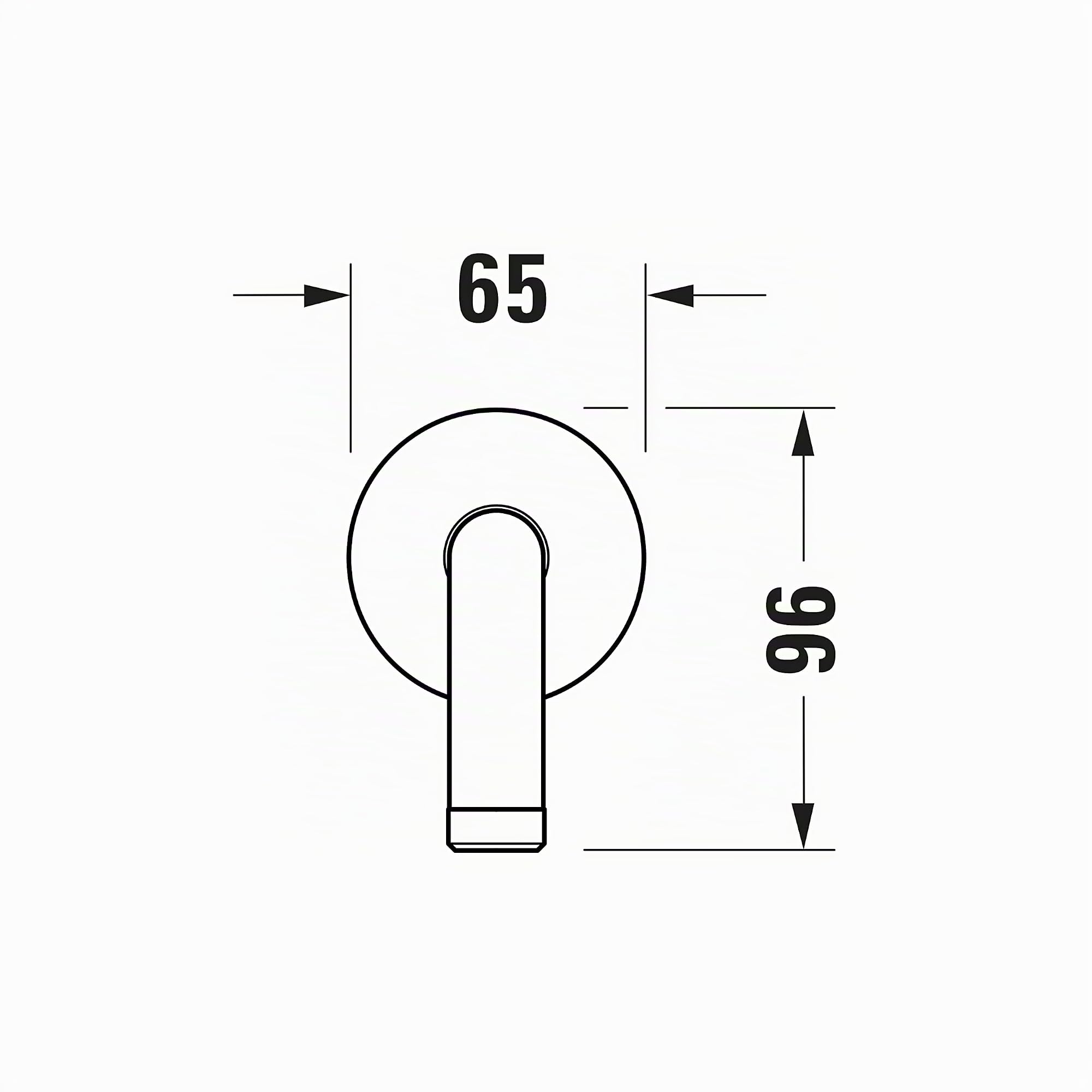 duravit-universal-bras-de-douche-410-mm-chrom-fixation-murale image 6