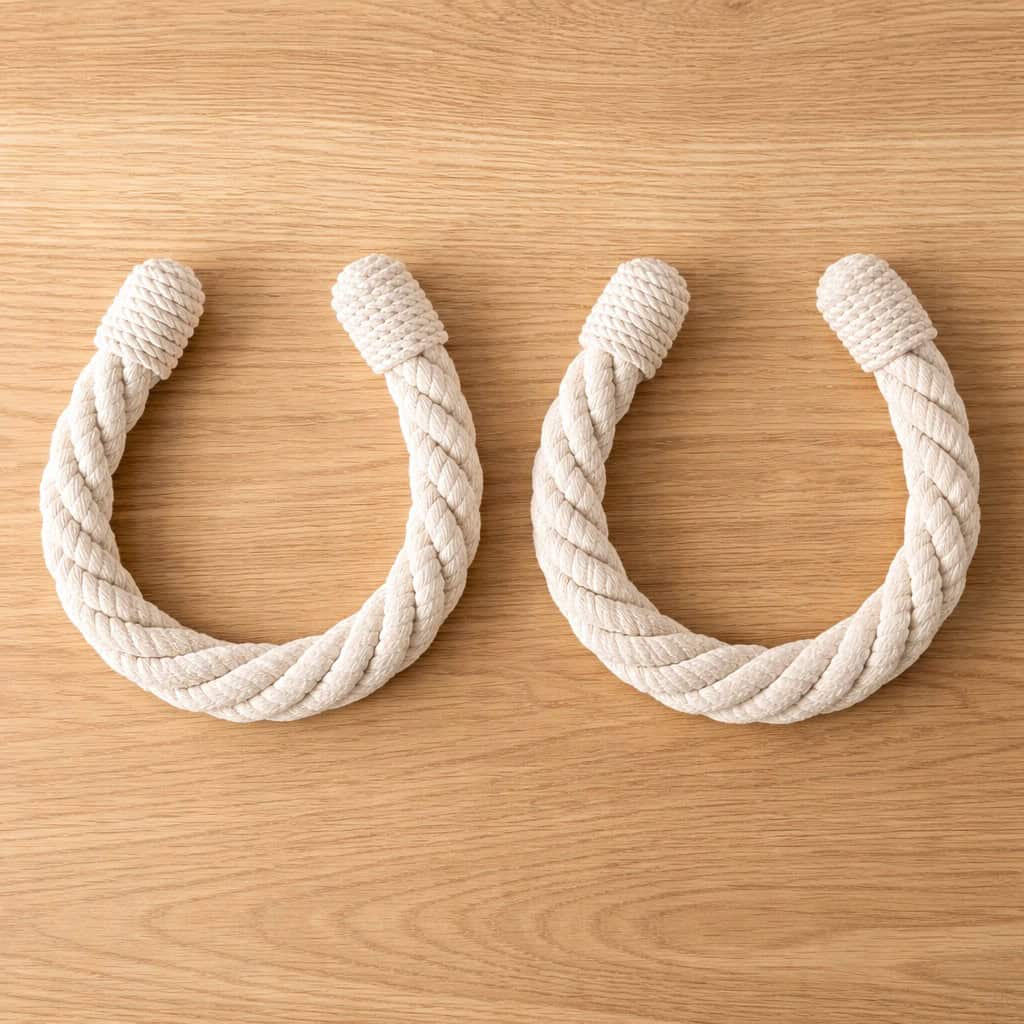 evideco-home-accessories-embrasse-rideau-corde-blanche-lot-de-2 image 1