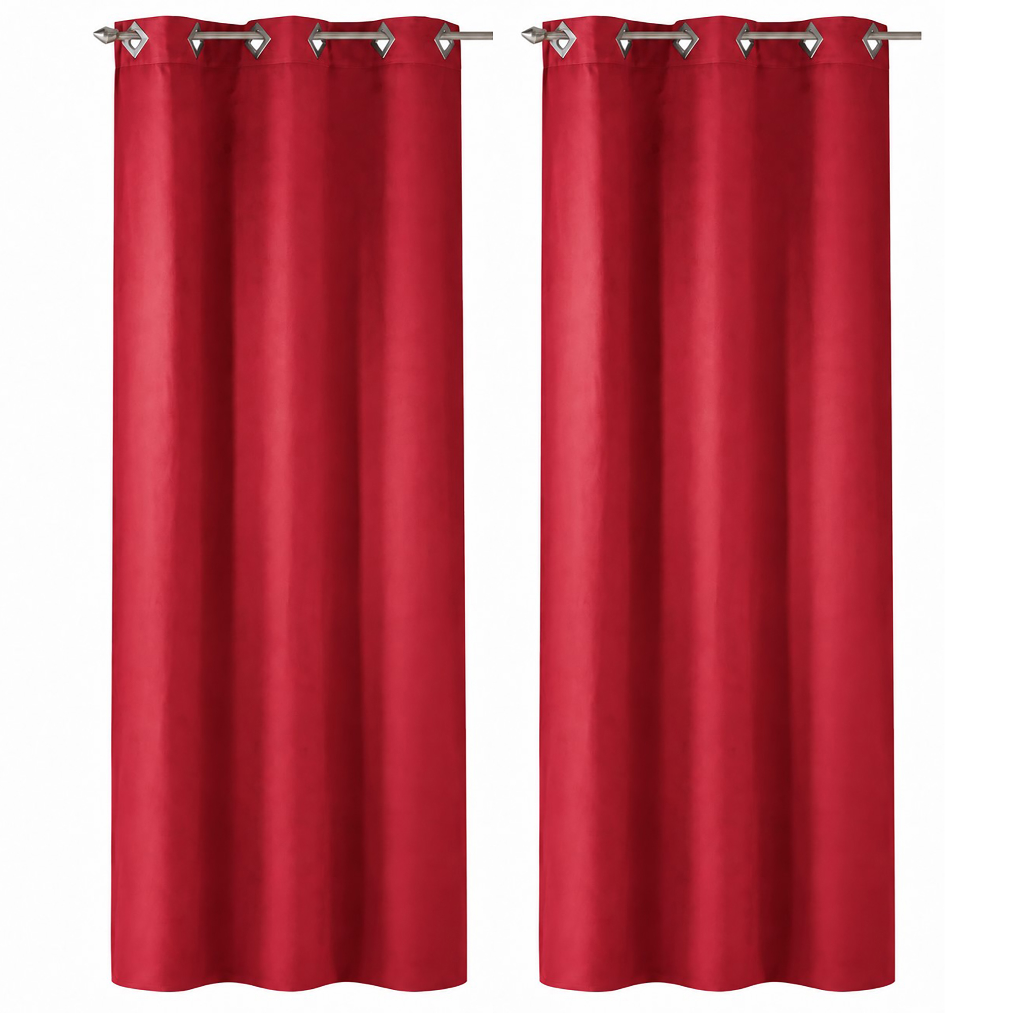 evideco-home-accessories-lot-2-rideaux-su-dine-rouge-rubis-95x55 image 7