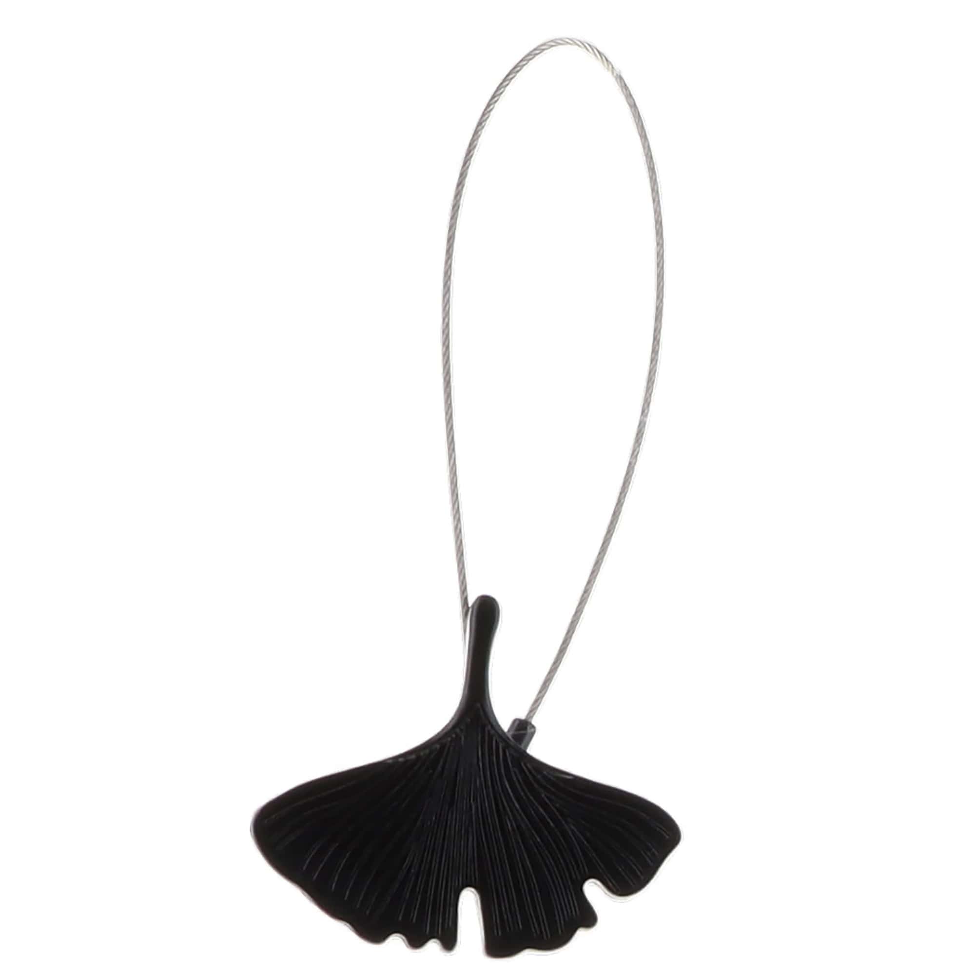 evideco-home-accessories-embrasse-rideau-magn-tique-noire-ginkgo image 8