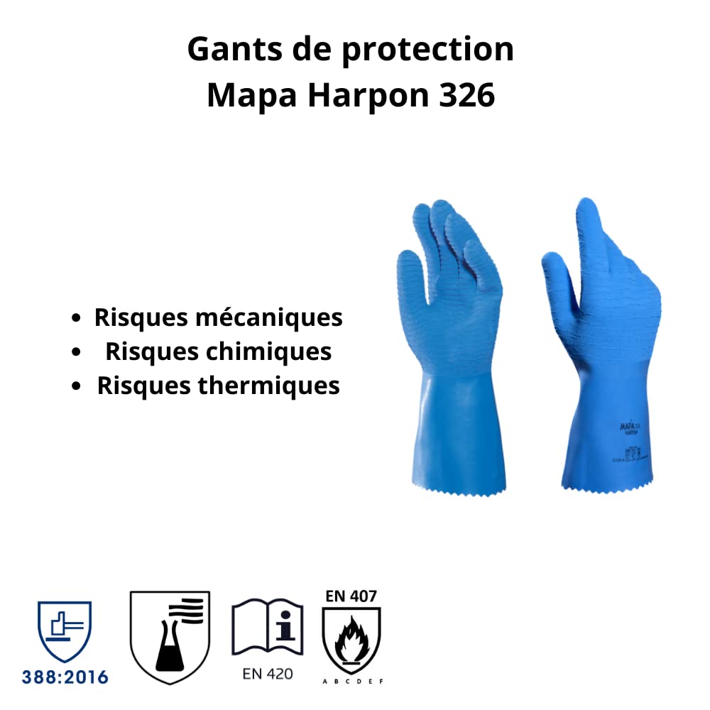 mapa-harpon-326-gants-latex-bleu-taille-6-alimentaire image 3