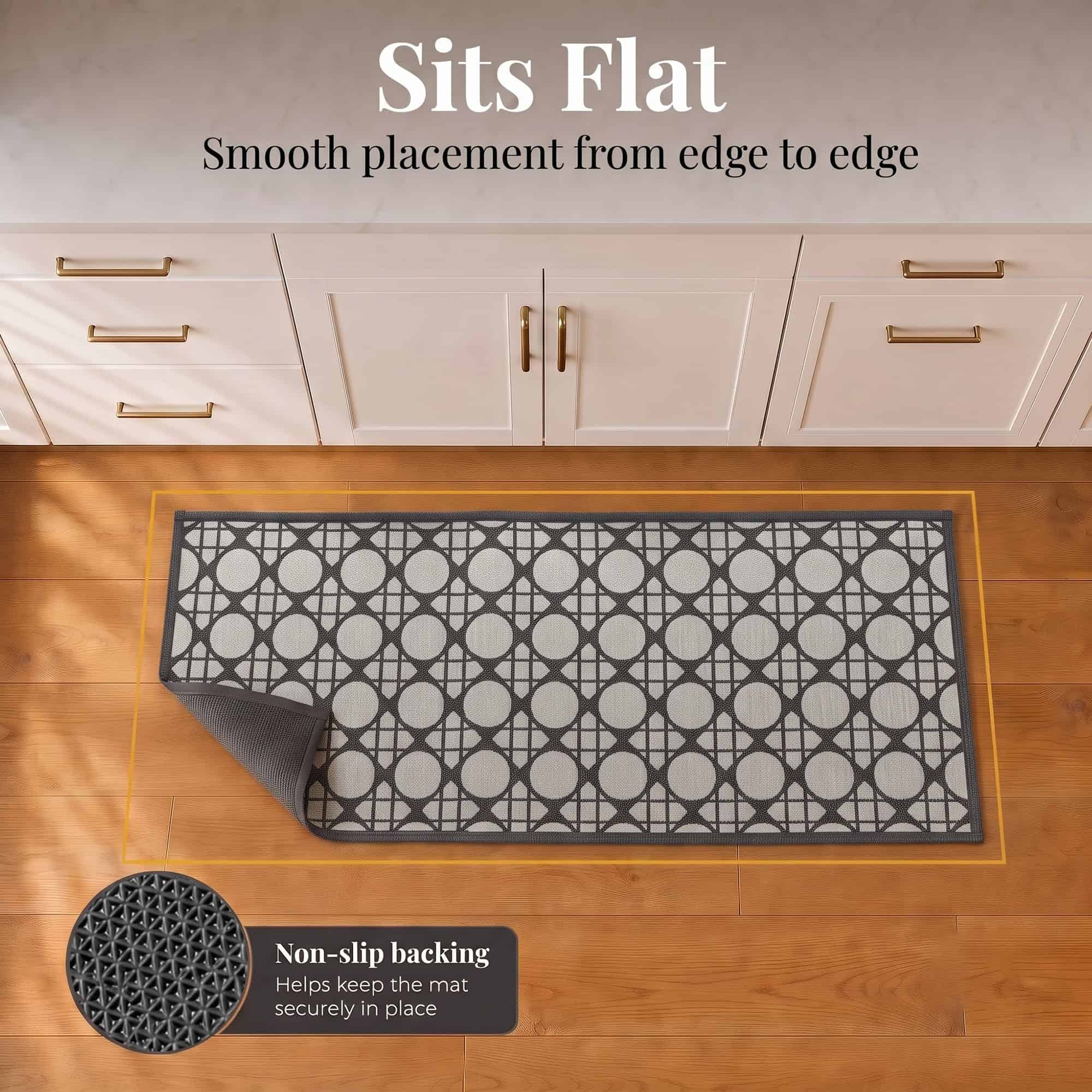 evideco-home-accessories-tapis-cuisine-gris-51x122-cm-cercles image 4