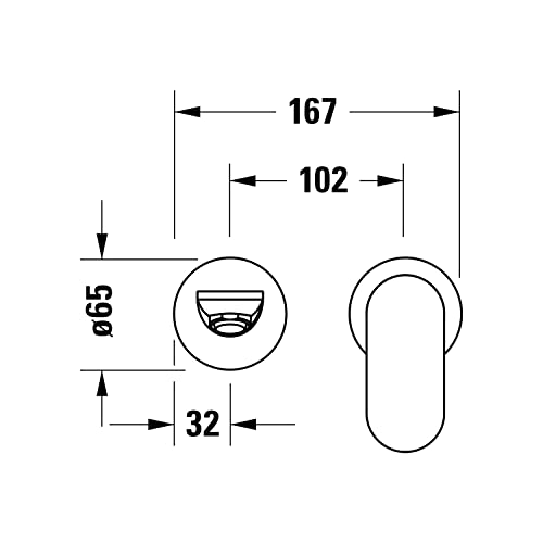 duravit-wave-wa1070004070-robinet-lavabo-mural-inox-bross image 7