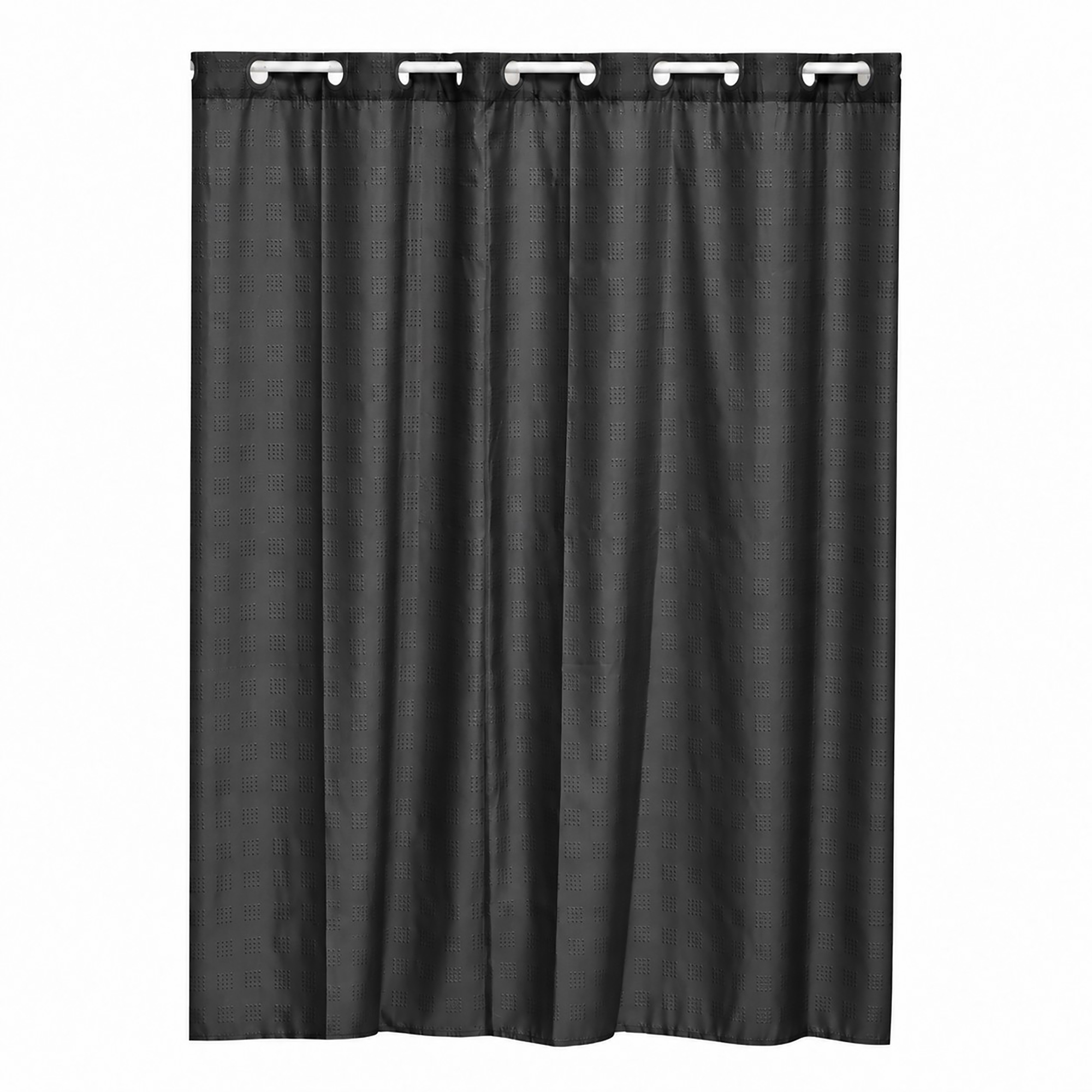 evideco-rideau-de-douche-noir-sans-crochets-180x200-extra-long image 8