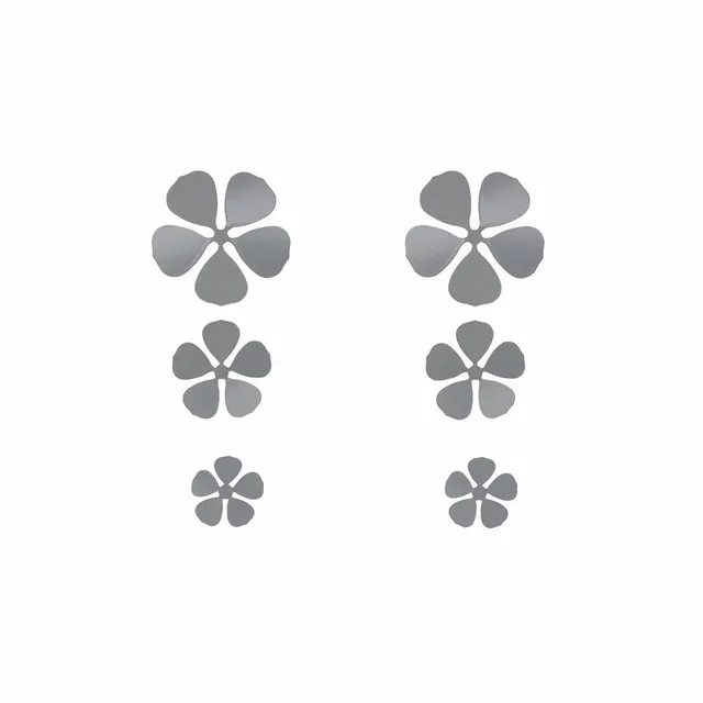 evideco-home-accessories-lot-6-aimants-rideaux-fleurs-m-tal image 1