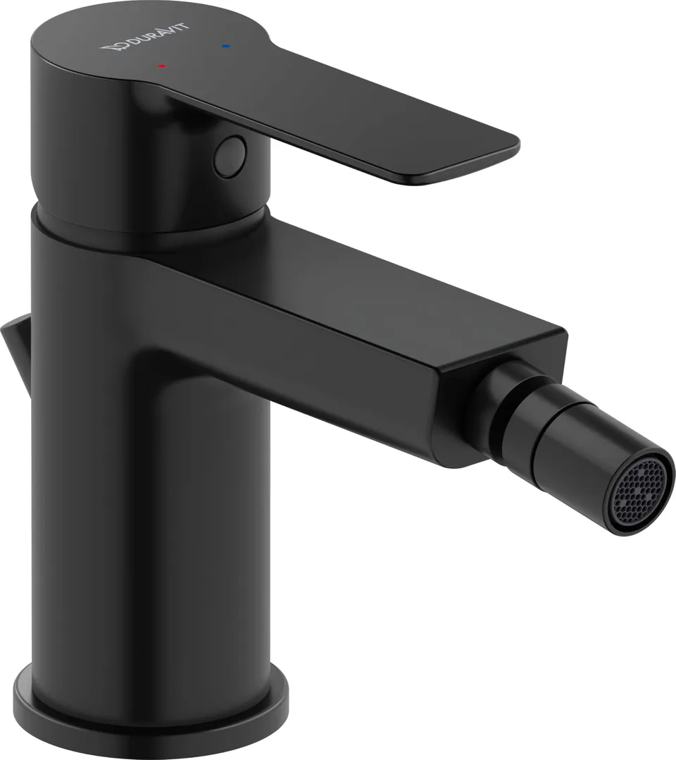 duravit-d-code-dc2400011046-mitigeur-bidet-noir-mat-avec-bonde image 1