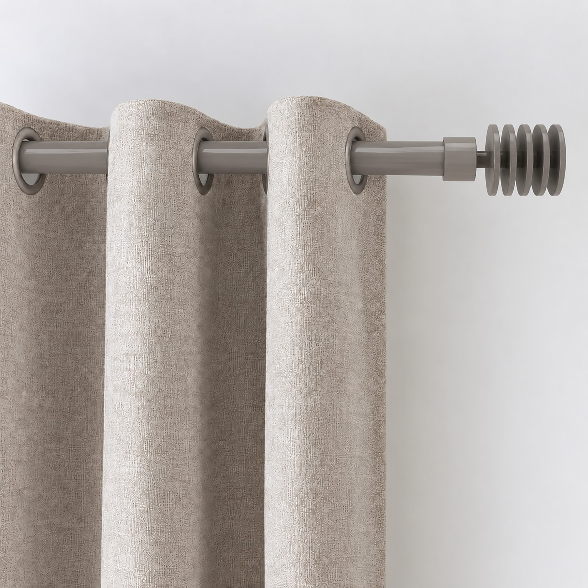 evideco-home-accessories-lot-2-tringles-rideaux-127-208-cm-taupe image 7