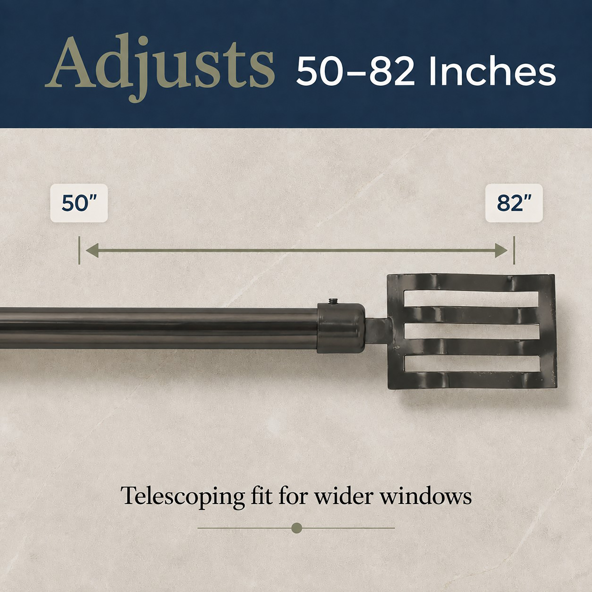 evideco-home-accessories-lot-2-tringles-rideau-50-82-graphite image 2