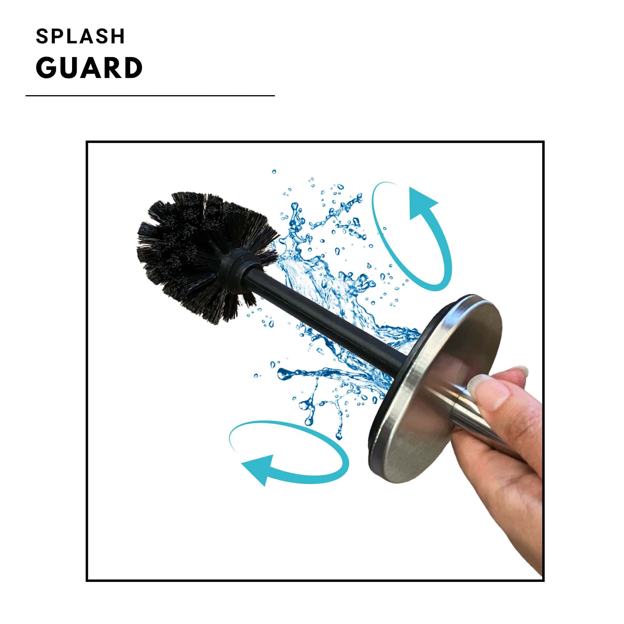 evideco-brosse-wc-carr-e-chrome-m-tal-avec-support image 4