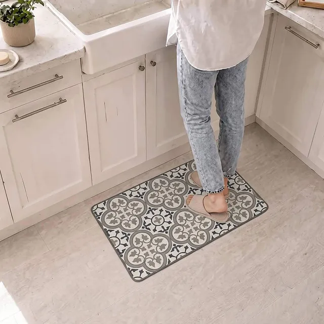 evideco-paco-tapis-cuisine-bleu-gris-carreaux-81x50cm image 1