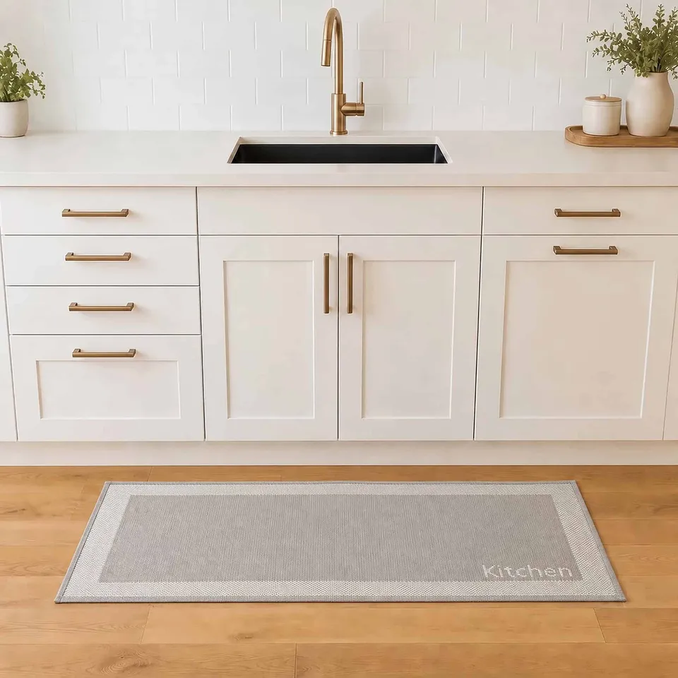 evideco-tapis-cuisine-runner-beige-bicolore-51x122-cm image 1