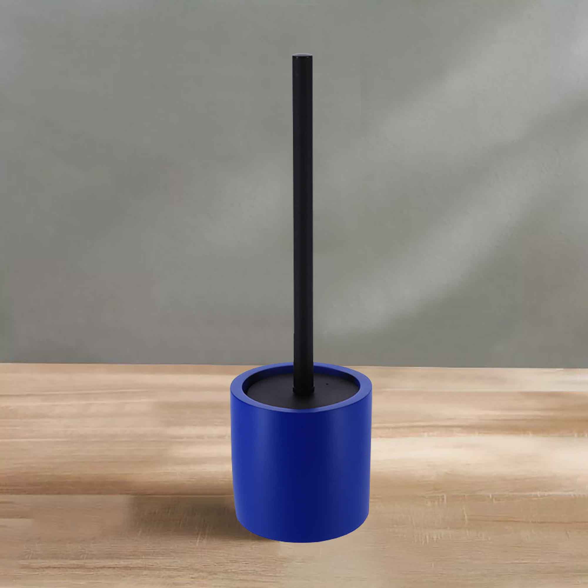 evideco-brosse-wc-b-ton-avec-support-bleue-t-te-rempla-able image 5