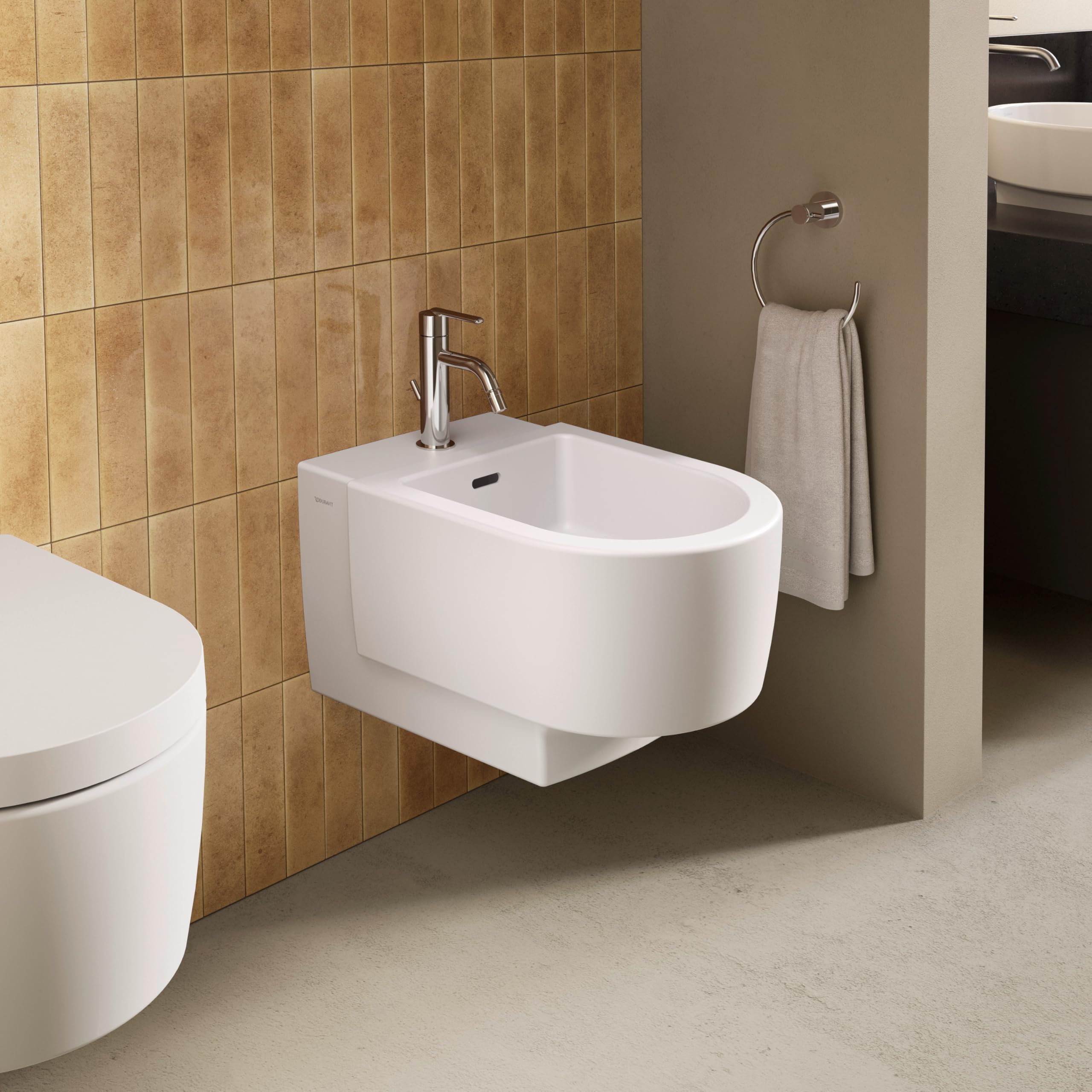 duravit-balcoon-mitigeur-bidet-chrom-bonde-tirette-119-mm image 3