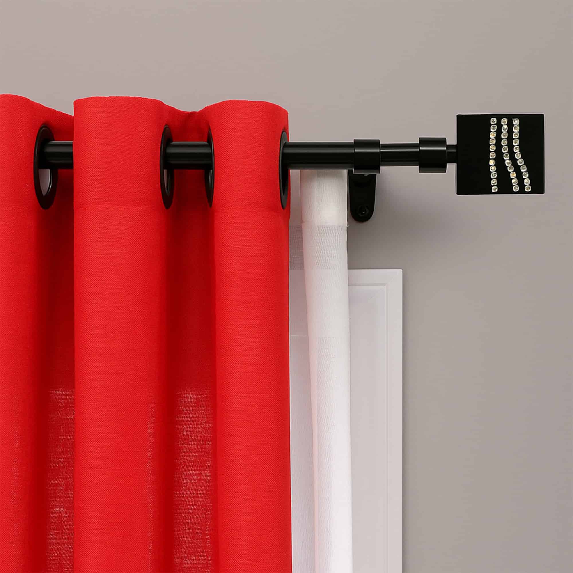 evideco-home-accessories-lot-2-tringles-doubles-noires-50-82 image 2
