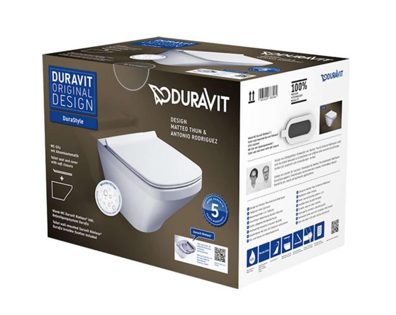 duravit-durastyle-455109-wc-suspendu-rimless-blanc-wondergliss image 7