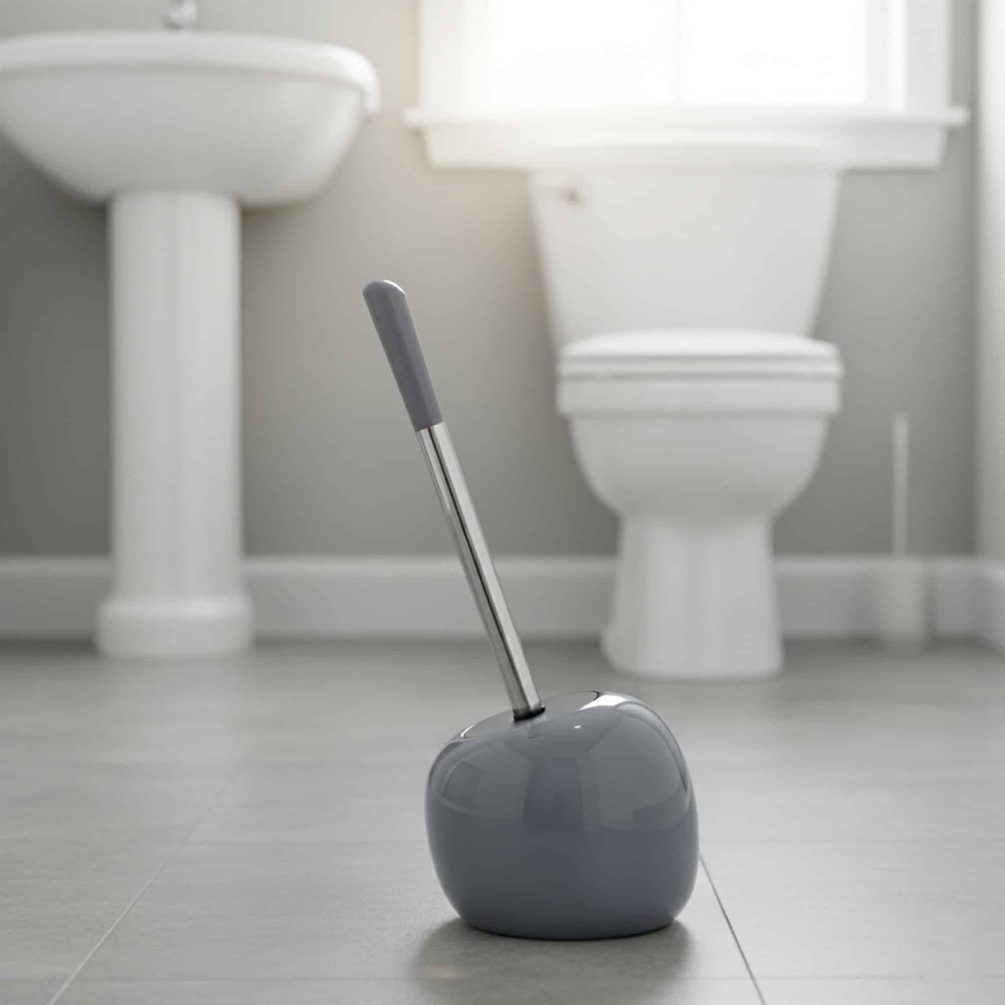 evideco-pise-brosse-wc-grise-autoportante-avec-support image 2