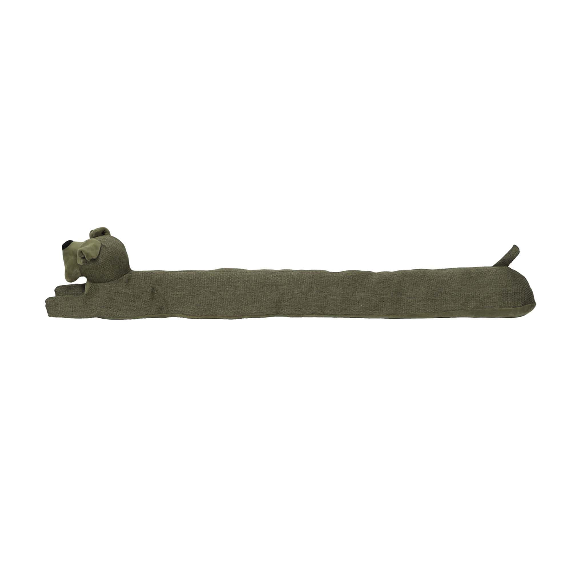 evideco-boudin-de-porte-chien-vert-mousse-90-cm-polyester image 1