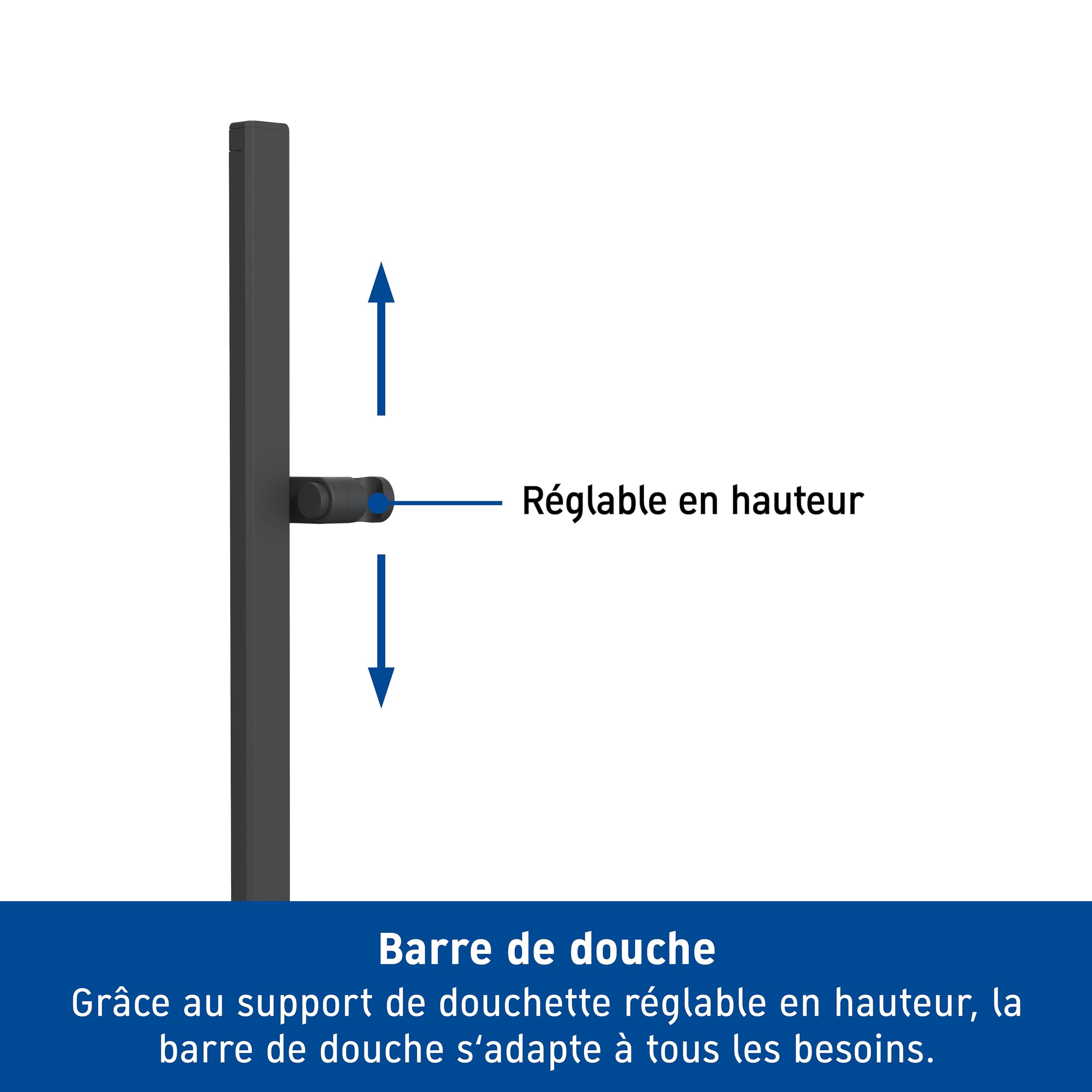 duravit-universal-barre-de-douche-810-mm-noir-mat image 2