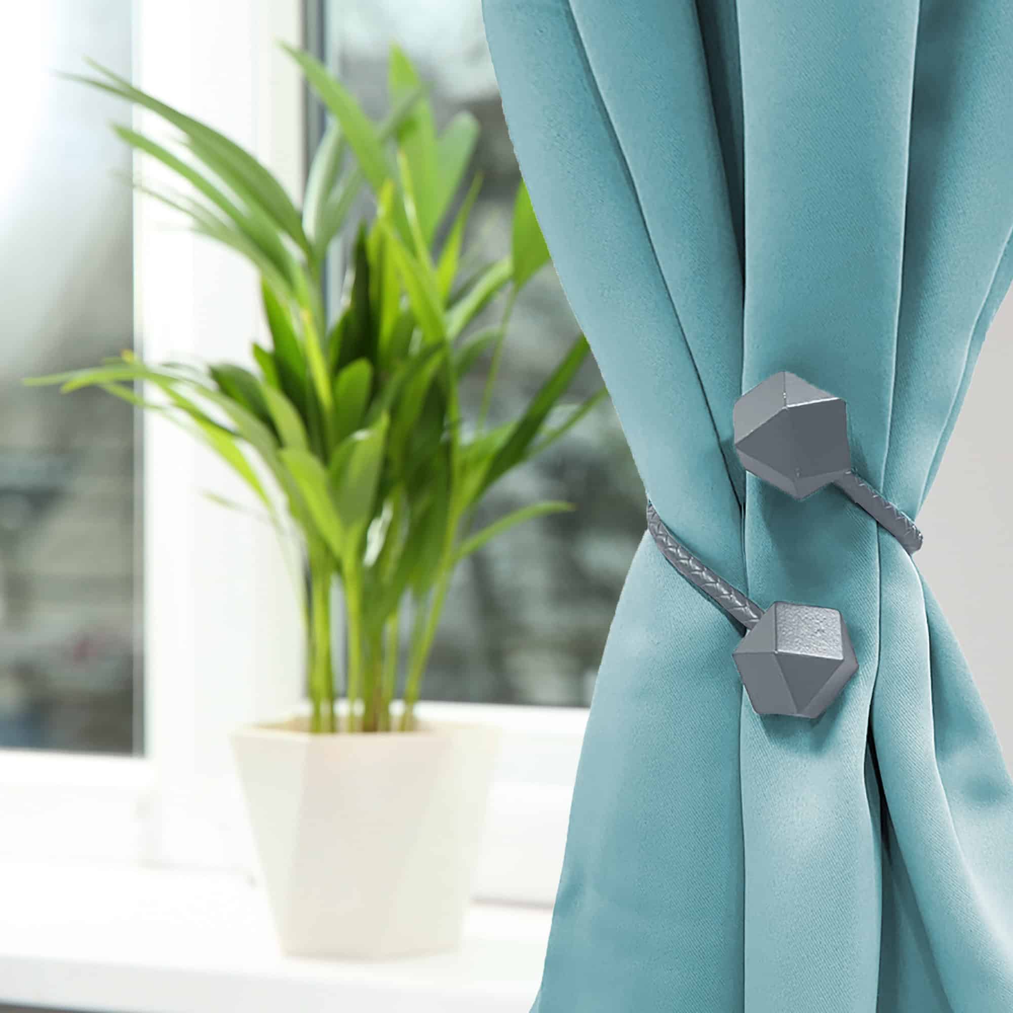 evideco-home-accessories-lot-2-embrasses-rideaux-gris-flexibles image 2