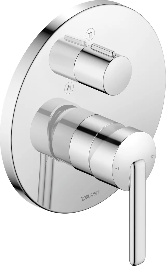 duravit-balcoon-mitigeur-douche-encastr-2-sorties-chrom image 1