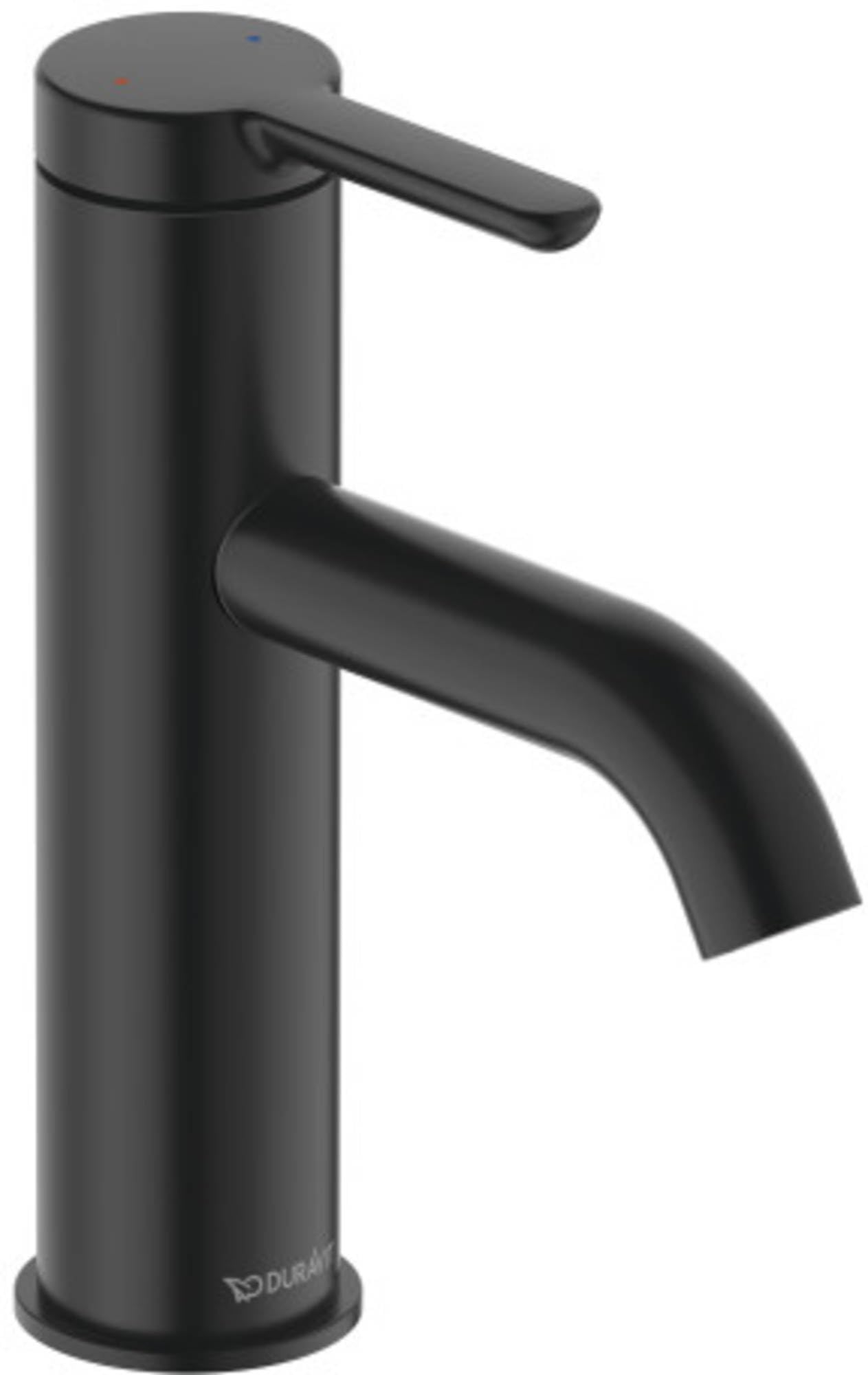 duravit-c-1-c11010-robinet-lavabo-noir-mat-xl-avec-bonde image 4