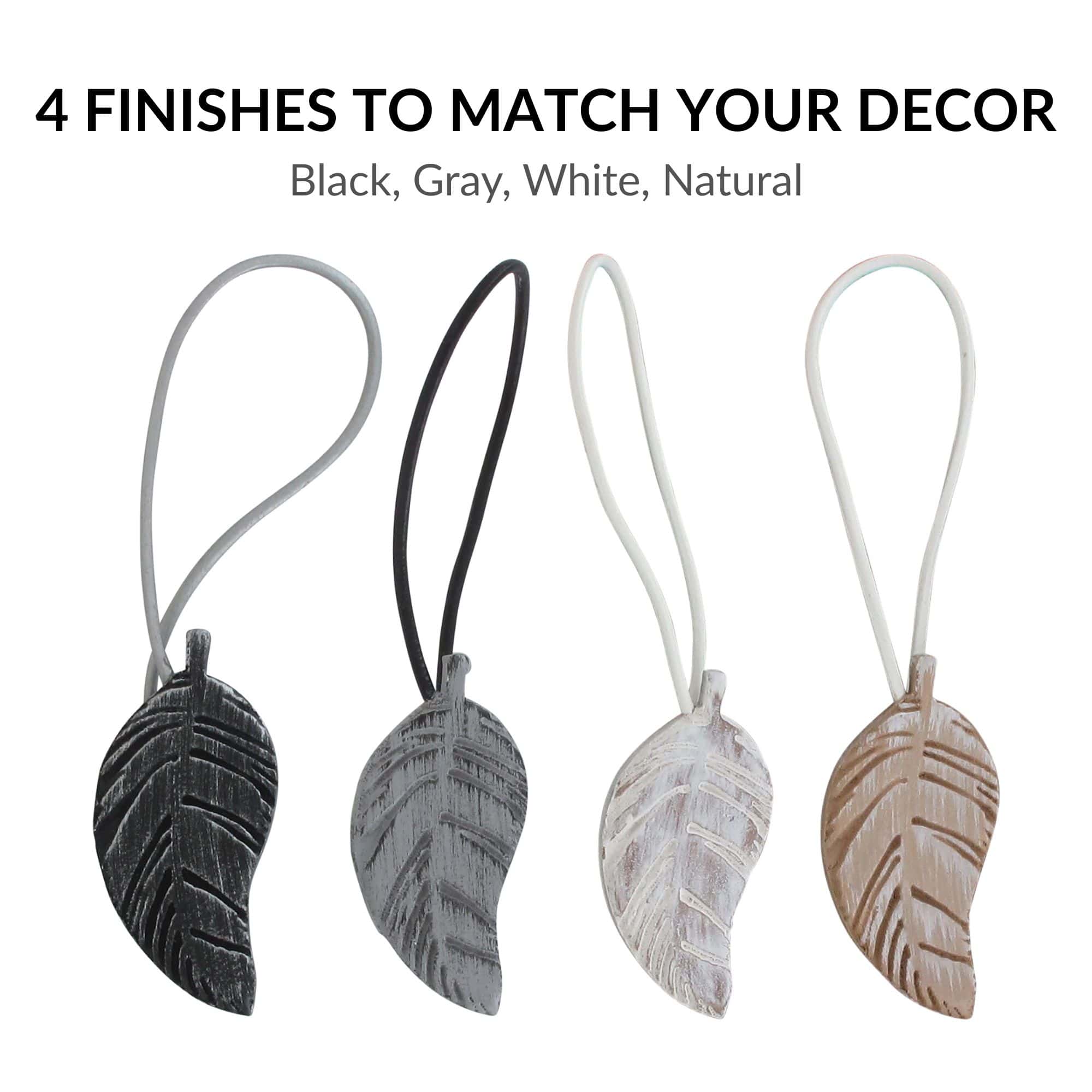 evideco-home-accessories-embrasse-rideau-feuille-bois-magnetique image 7