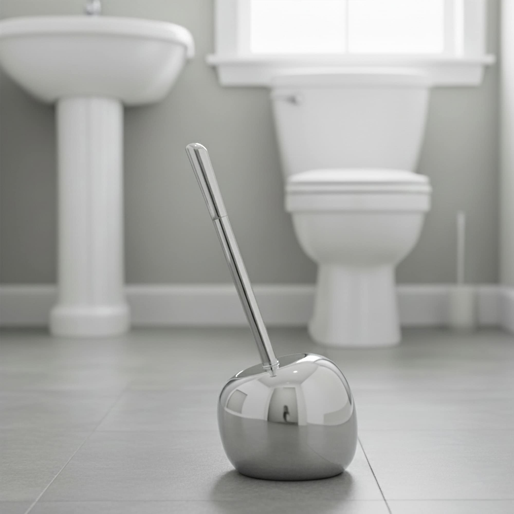 evideco-pise-brosse-wc-chrome-avec-support image 2