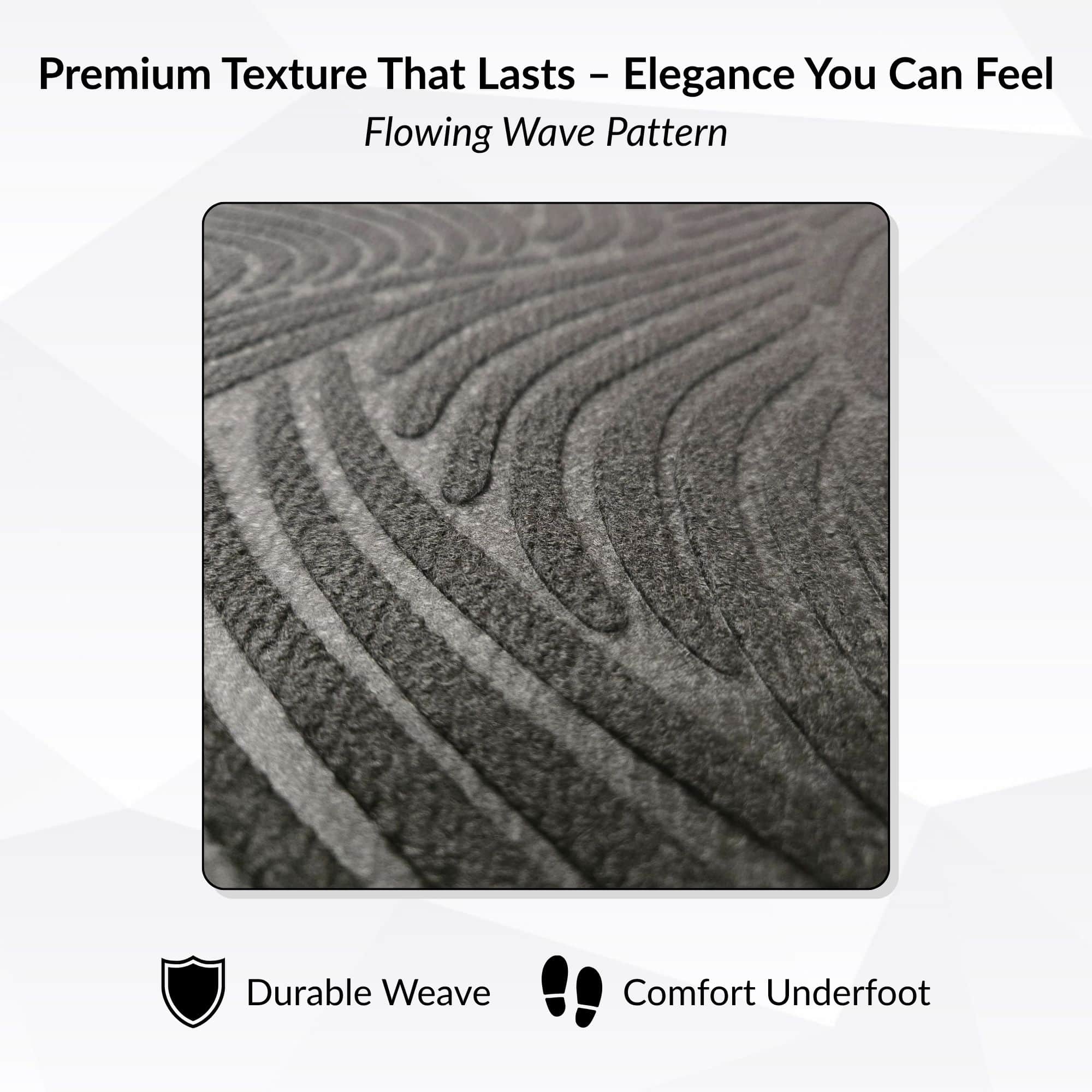 evideco-home-accessories-paillasson-noir-vagues-76x46-cm image 2