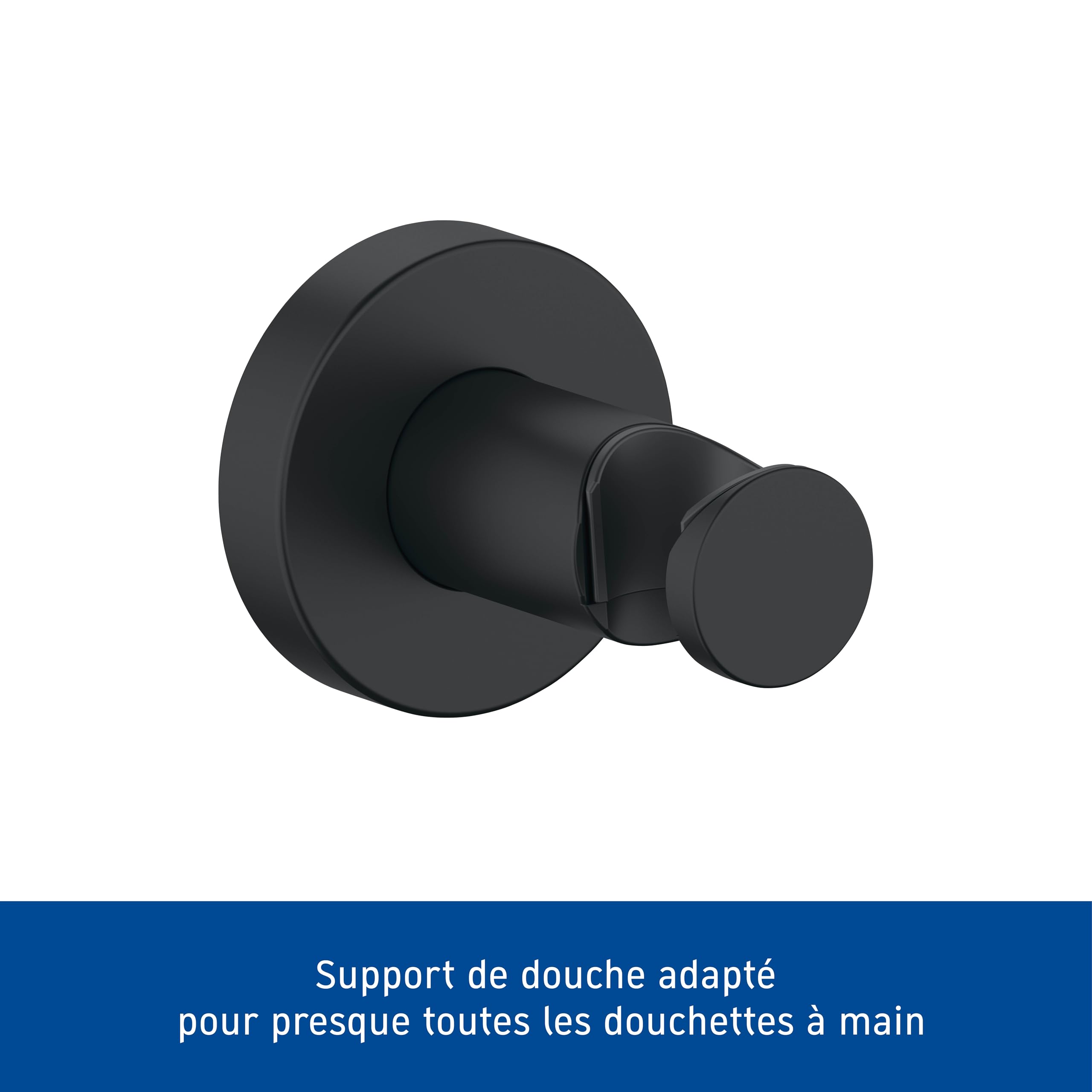 duravit-universal-support-douchette-rond-noir-mat-mural image 2