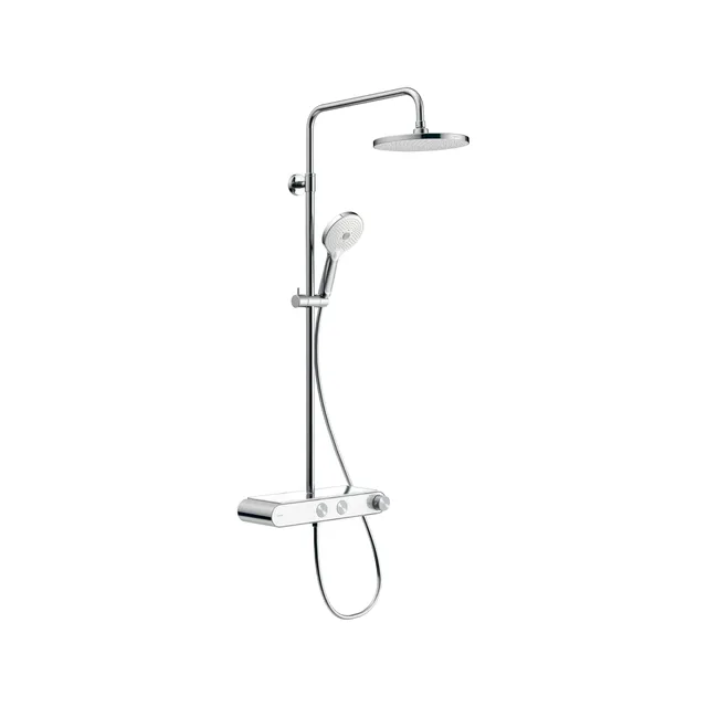 duravit-thermostatique-colonne-douche-chrome-blanc image 1
