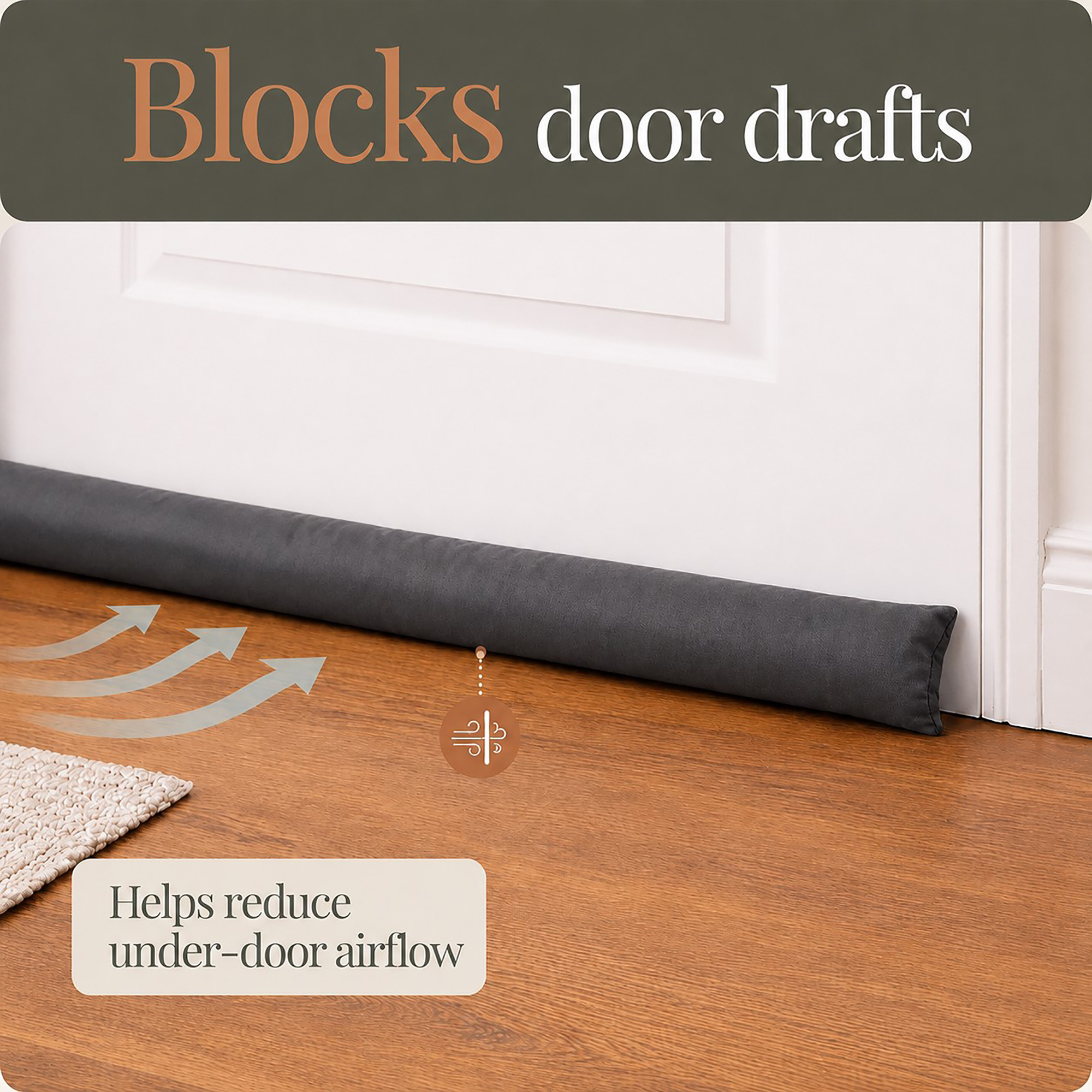 evideco-home-accessories-bas-de-porte-gris-32-pouces-isolant image 2