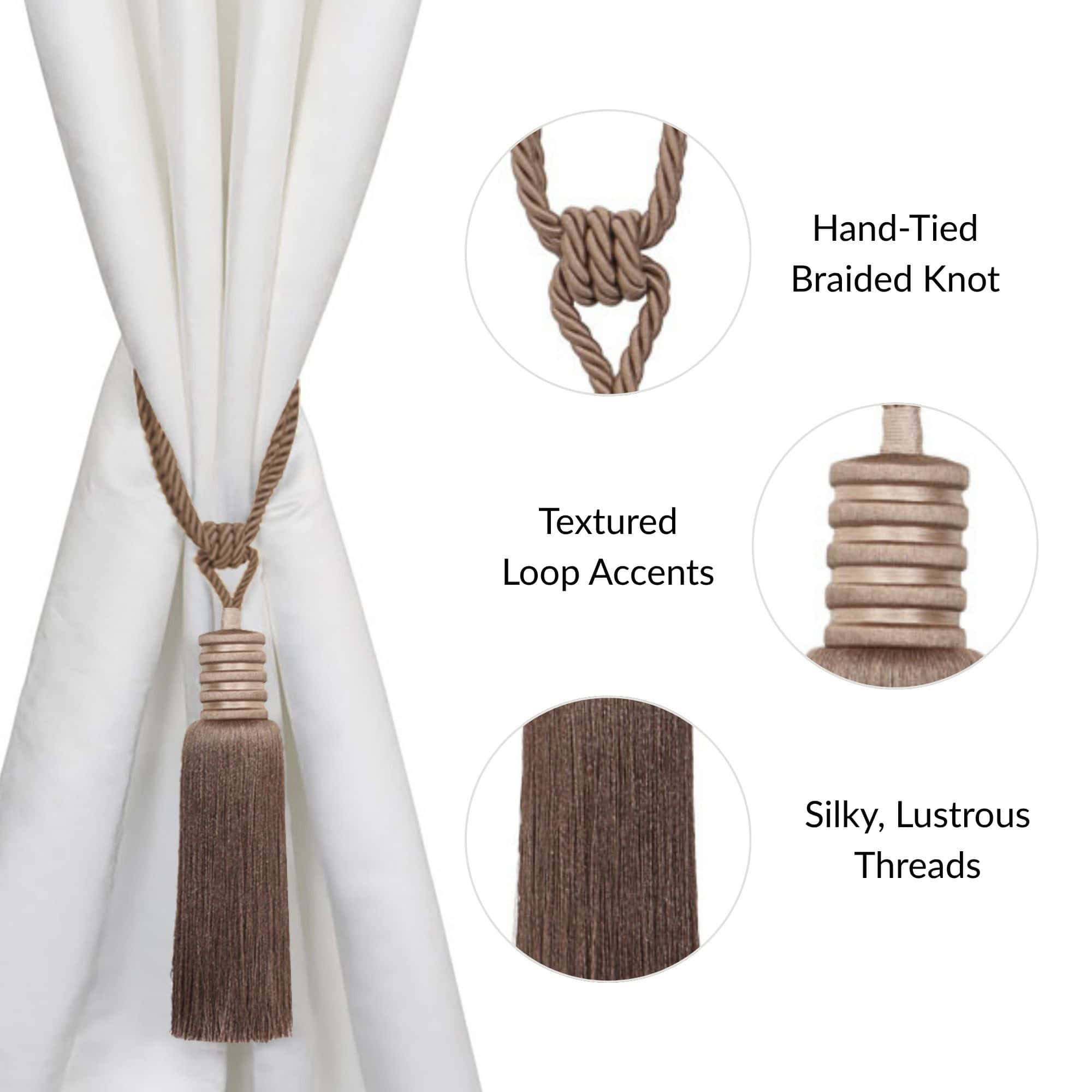 evideco-home-accessories-embrasse-rideau-gland-marron-mocha-lot-2 image 3