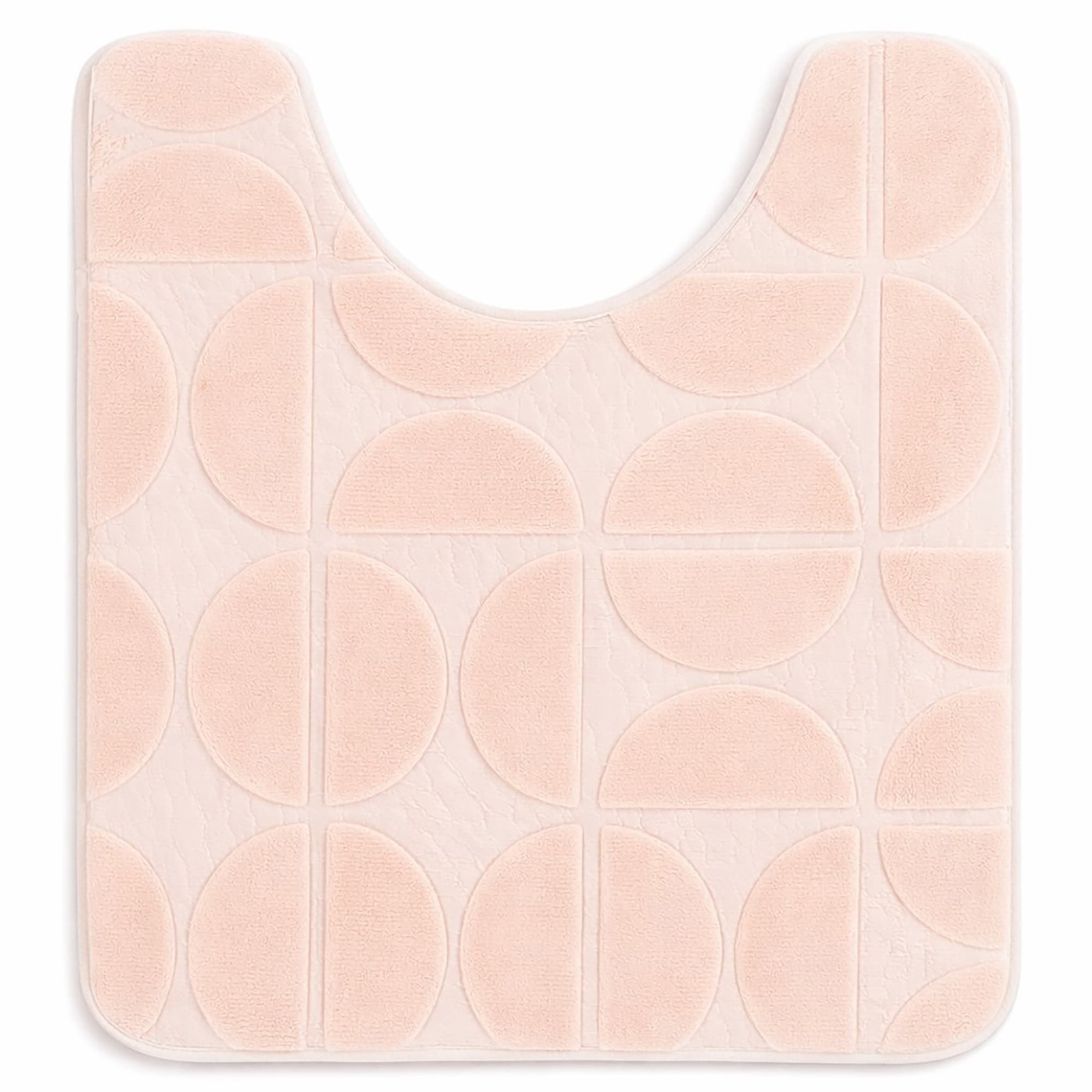 evideco-demi-lune-tapis-toilette-rose-poudr-50x45-en-u image 8