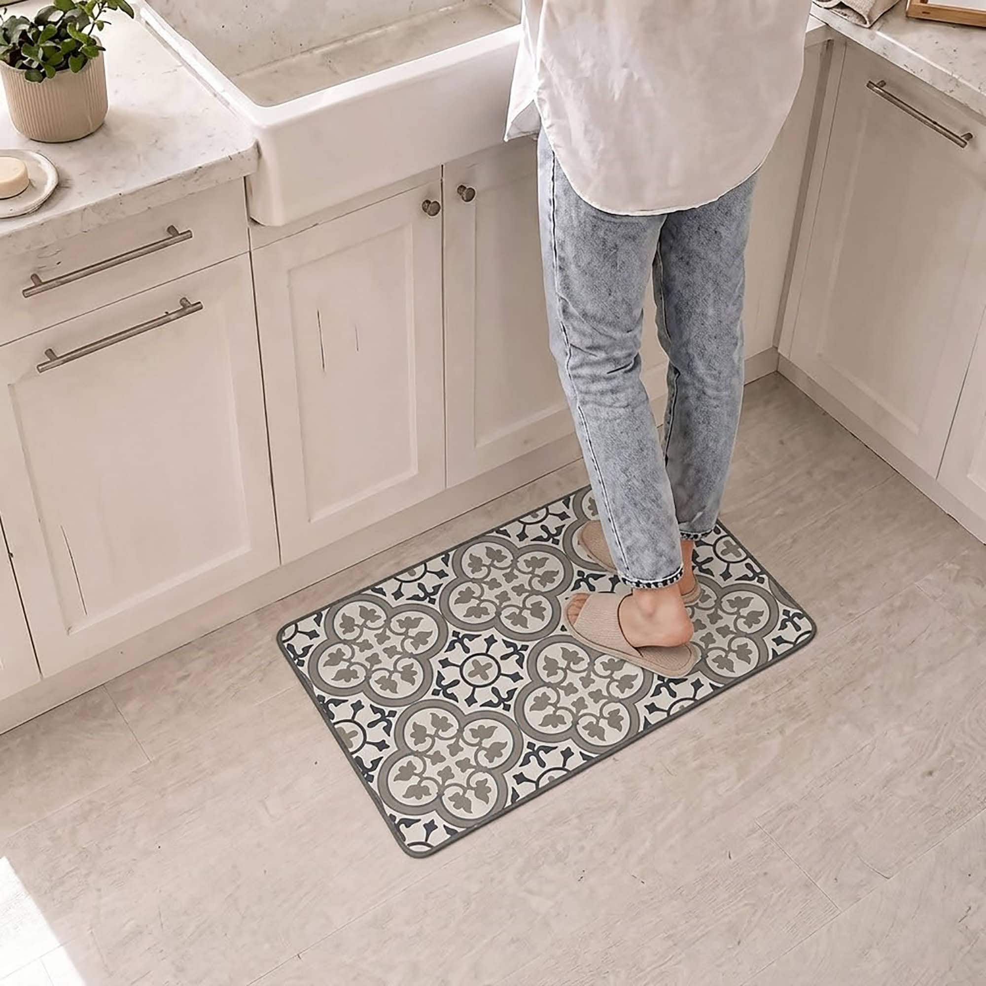 evideco-paco-tapis-cuisine-bleu-gris-carreaux-81x50cm image 1