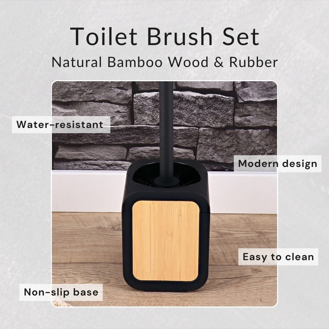 evideco-brosse-wc-noir-avec-support-caoutchouc-et-bambou image 5