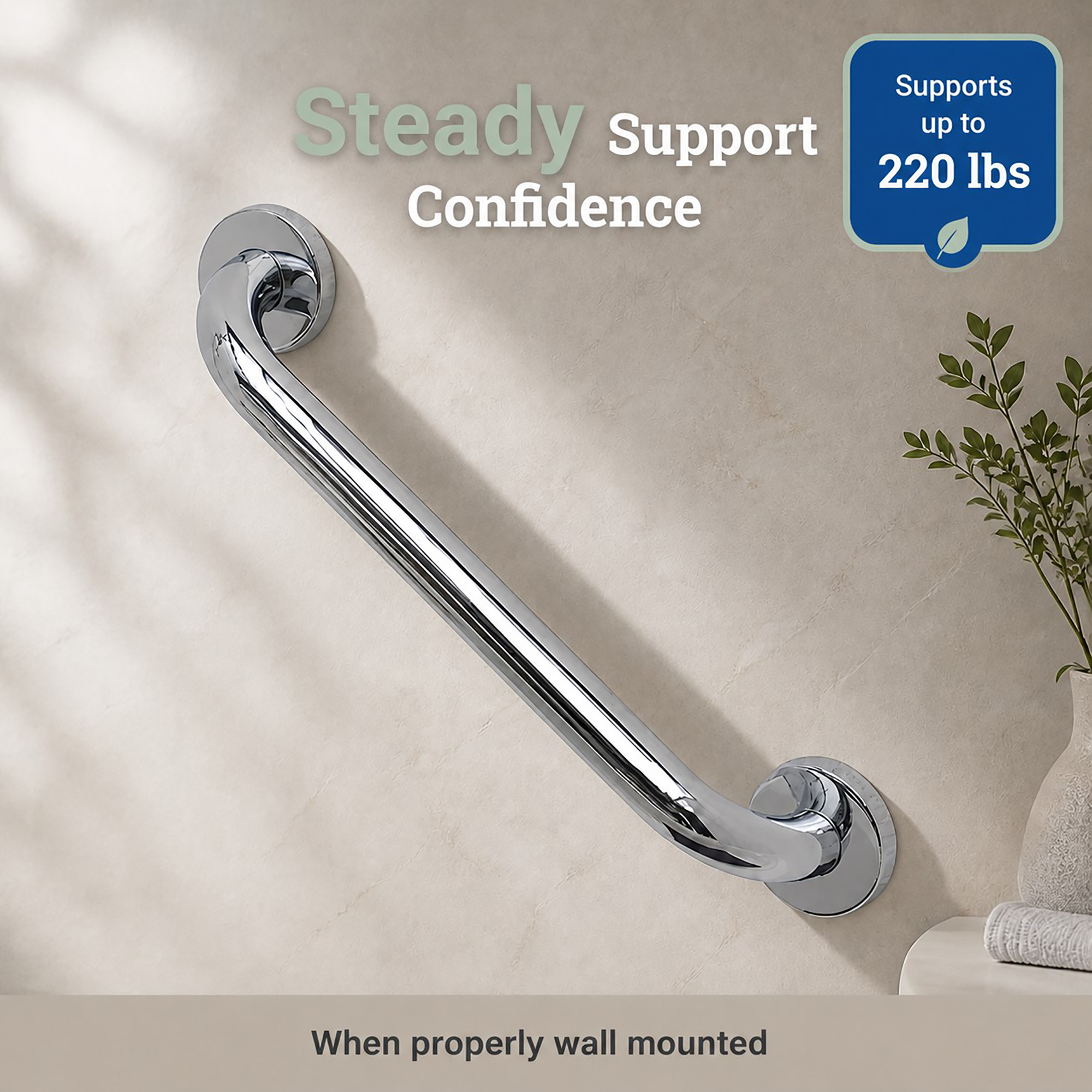 evideco-barre-appui-salle-de-bain-chrome-droite-30-cm-inox image 8