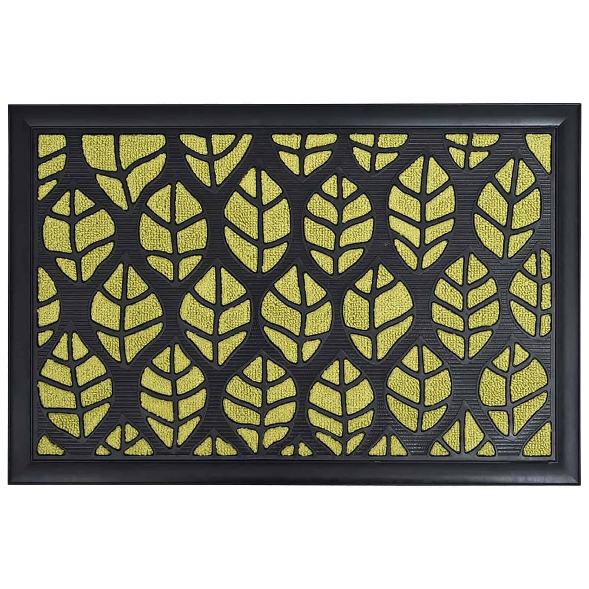 evideco-central-park-paillasson-24x16-vert-pistache-feuilles image 6