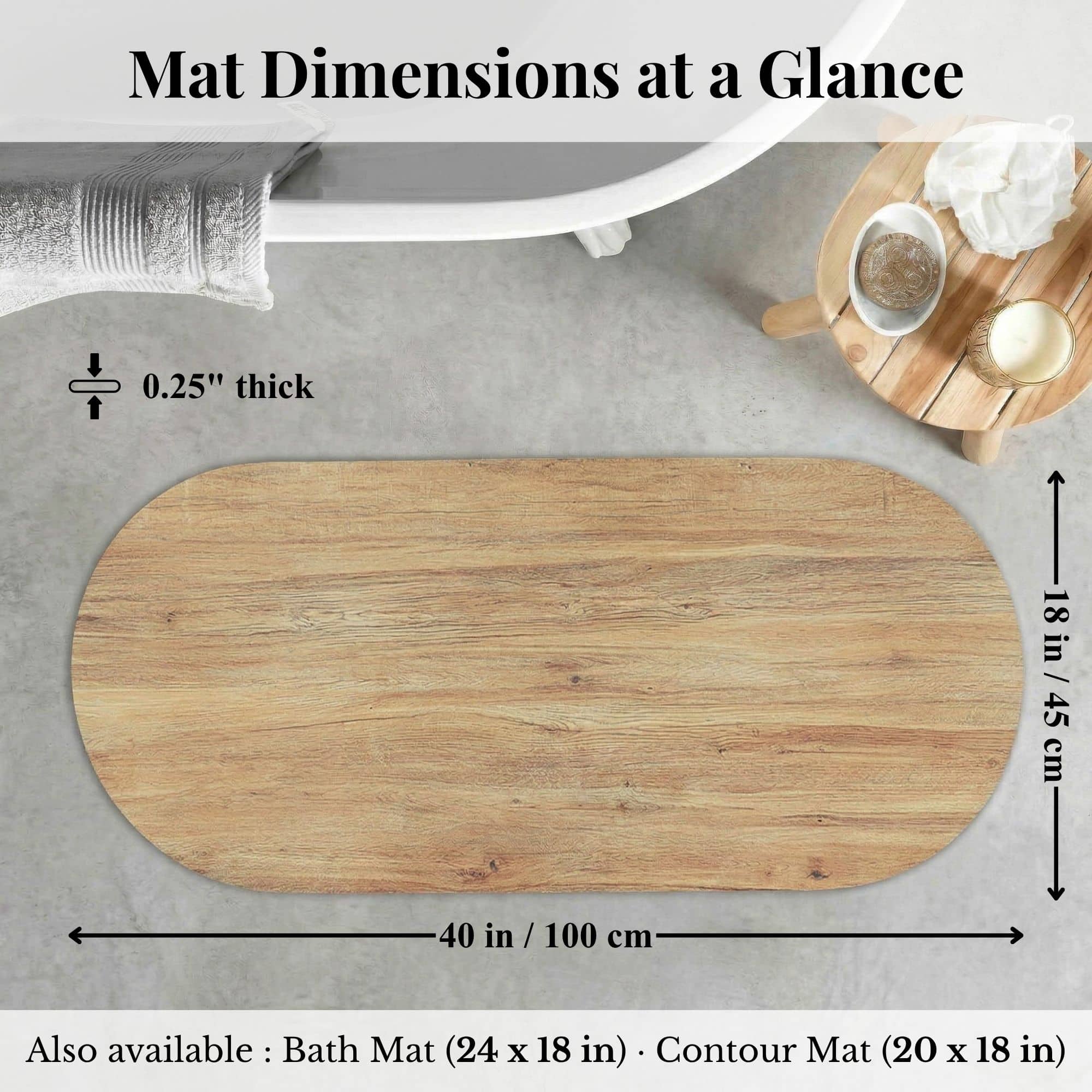 evideco-oak-wood-18x40-tapis-de-bain-ch-ne-ovale-long image 7