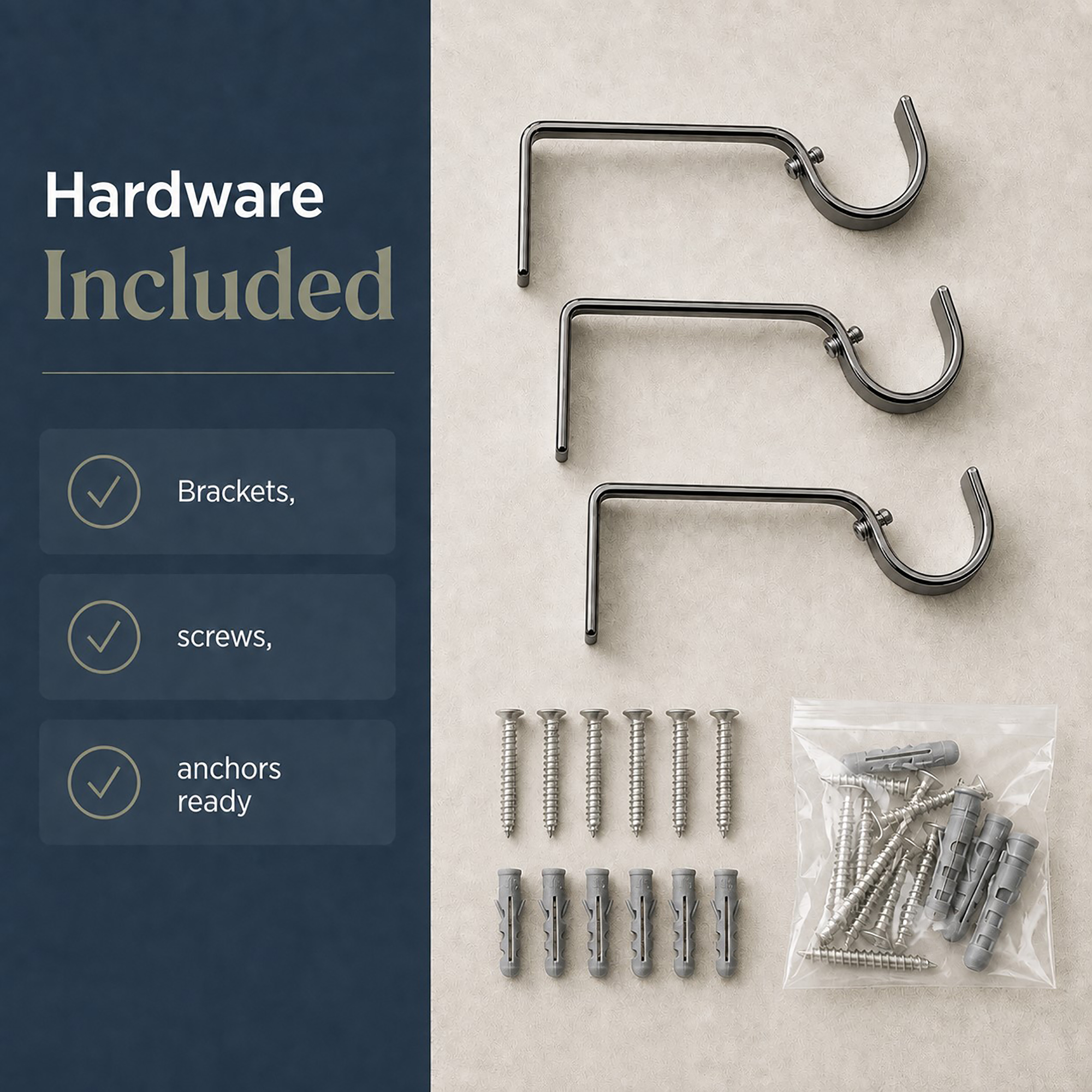 evideco-tringle-rideau-extensible-127-208-cm-acier-graphite-simple image 6
