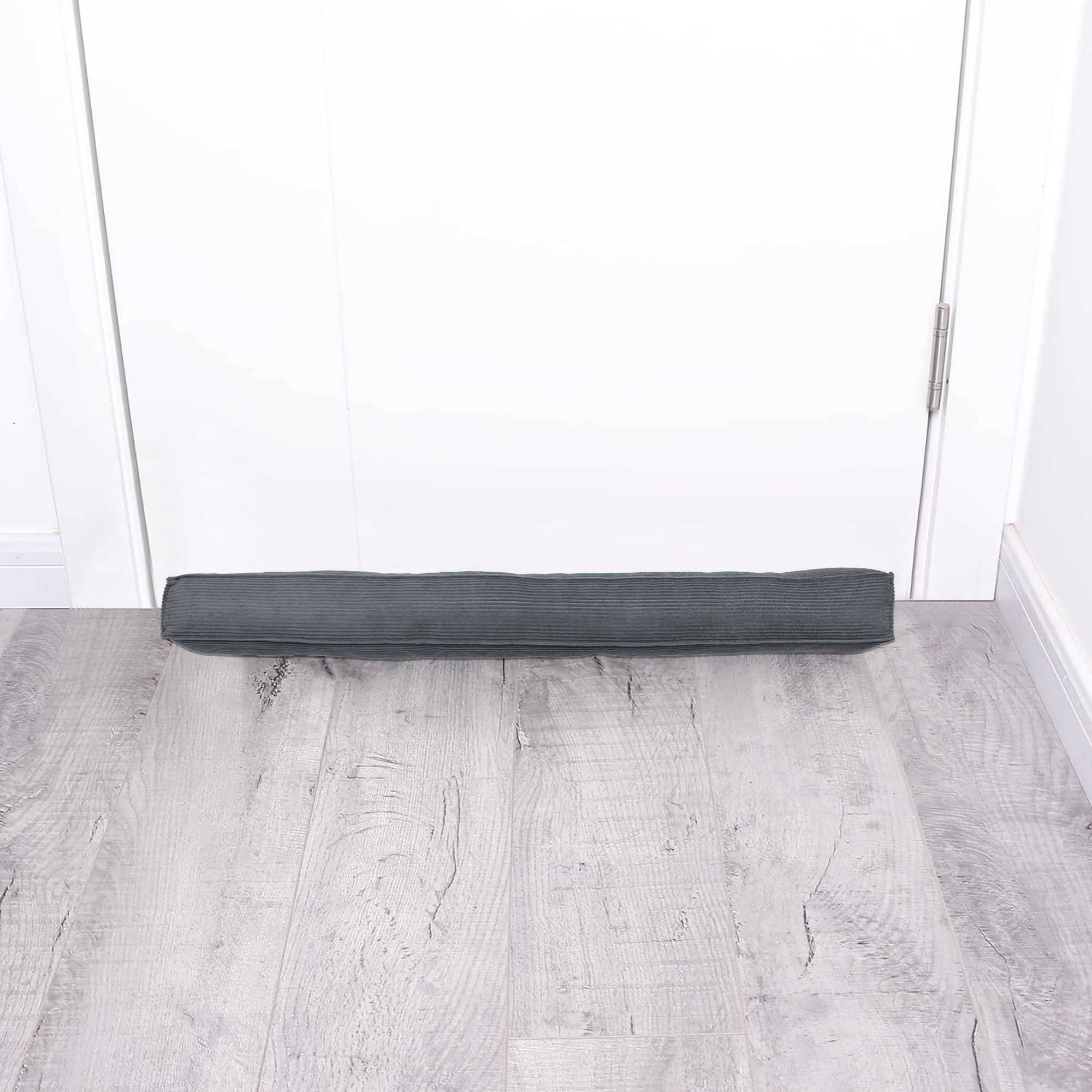 evideco-home-accessories-bas-de-porte-velours-gris-graphite-81-cm image 2