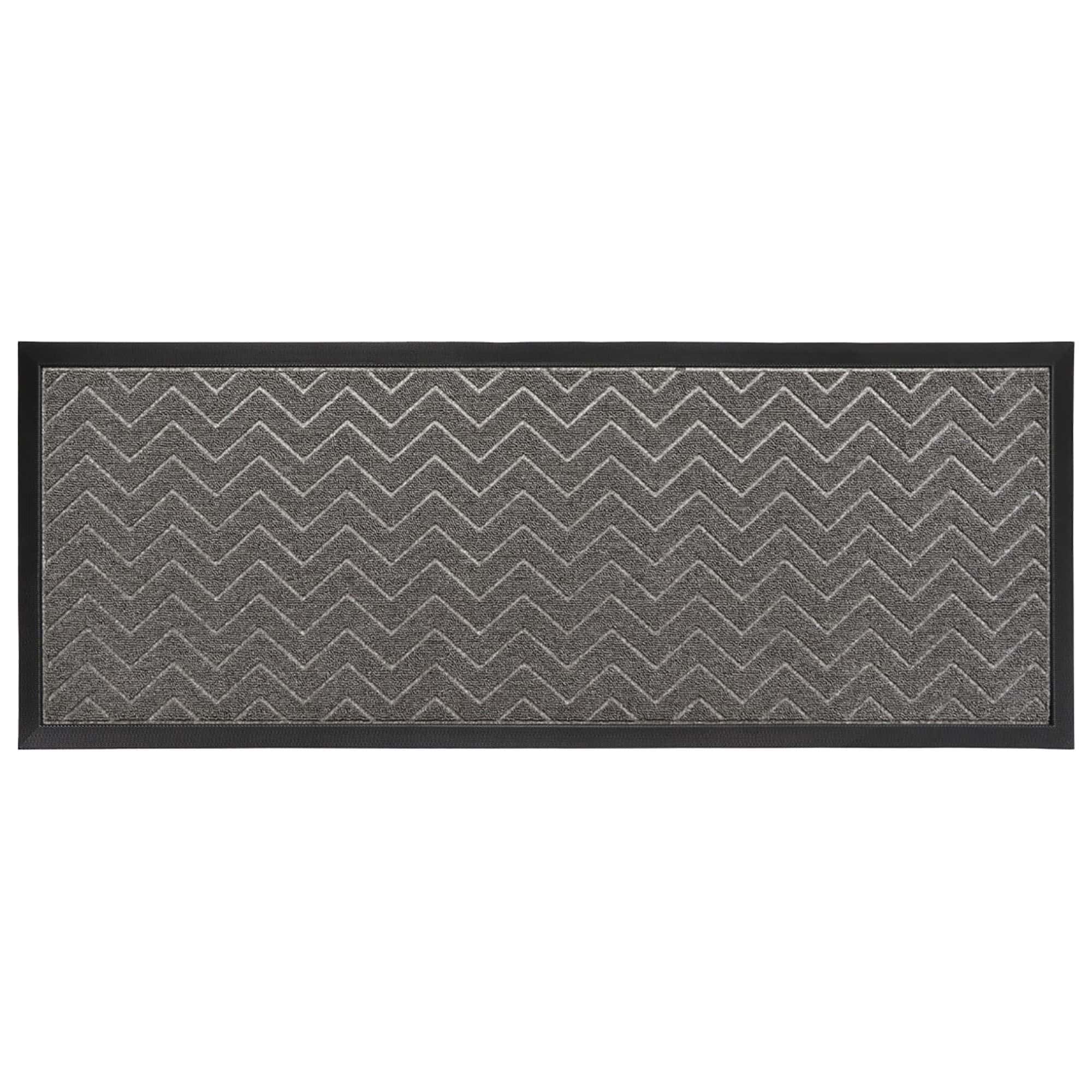evideco-home-accessories-tapis-couloir-chevron-gris-clair-45x120-cm image 8