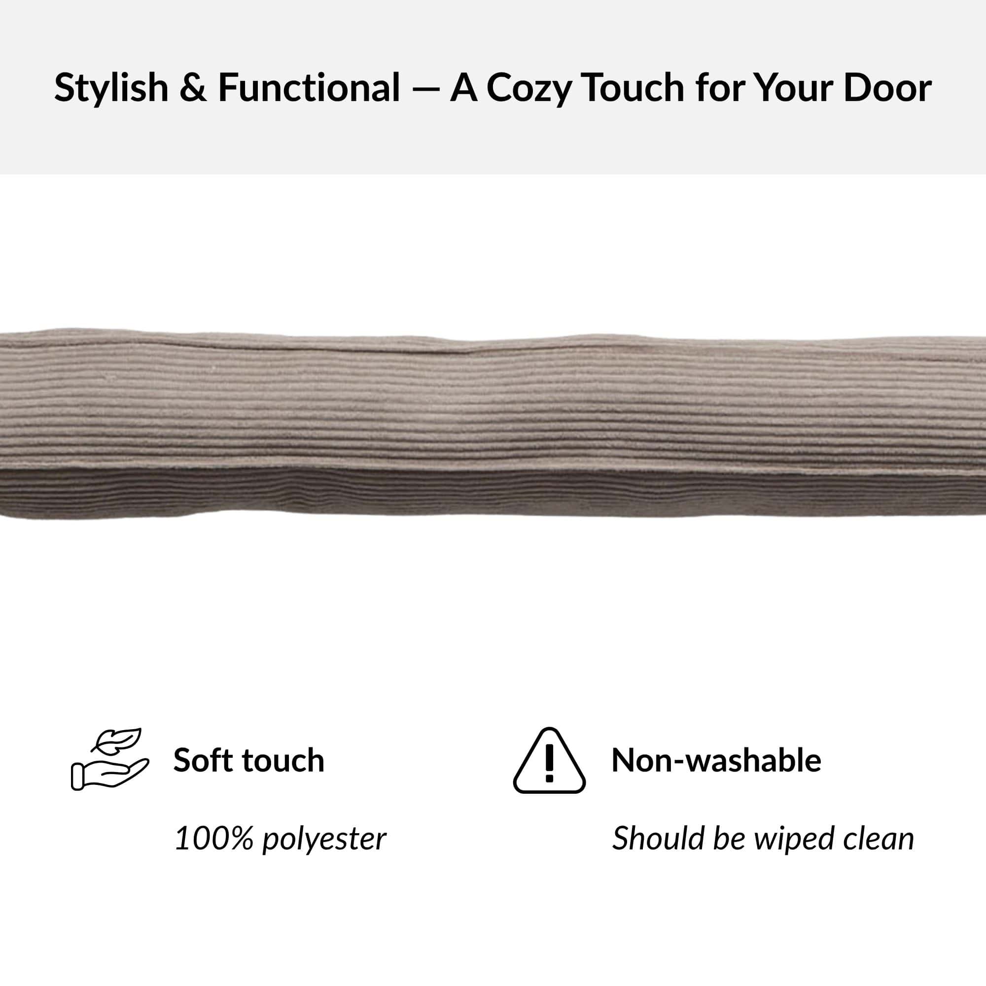 evideco-home-accessories-boudin-de-porte-velours-81-cm-taupe-mist-anti-froid image 5