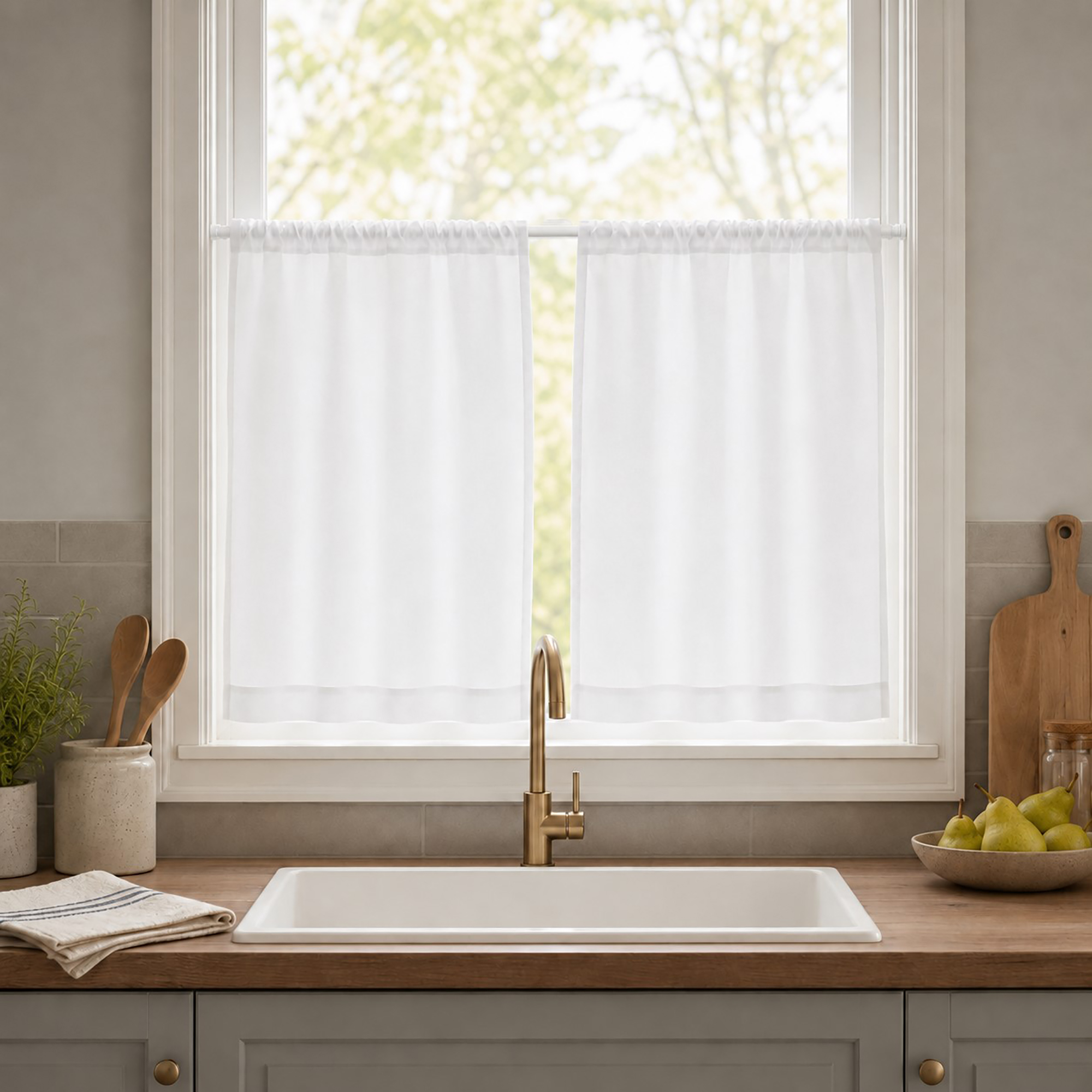 evideco-home-accessories-tringle-extensible-blanche-24-31-pouces image 1